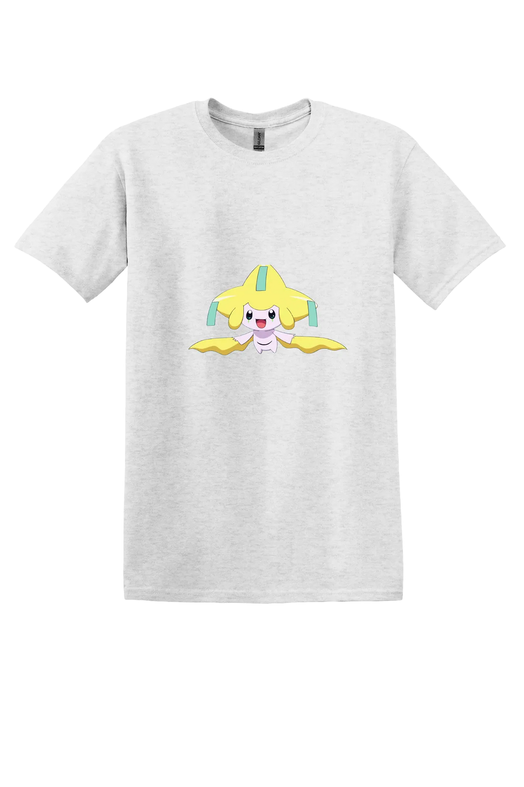 Pokemon Jirachi Tee, Ash Grey, front print