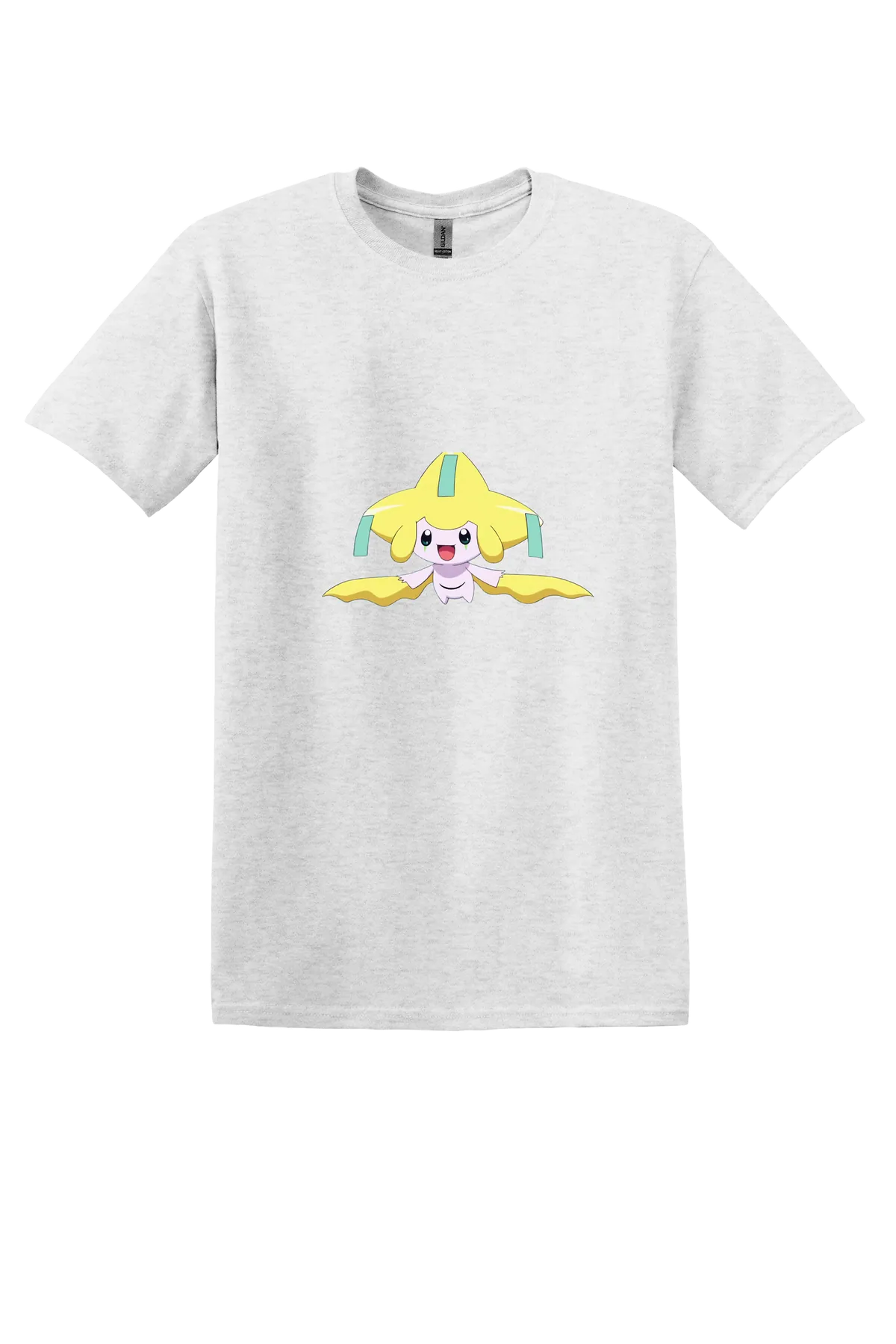 Pokemon Jirachi Tee, Ash Grey, front print