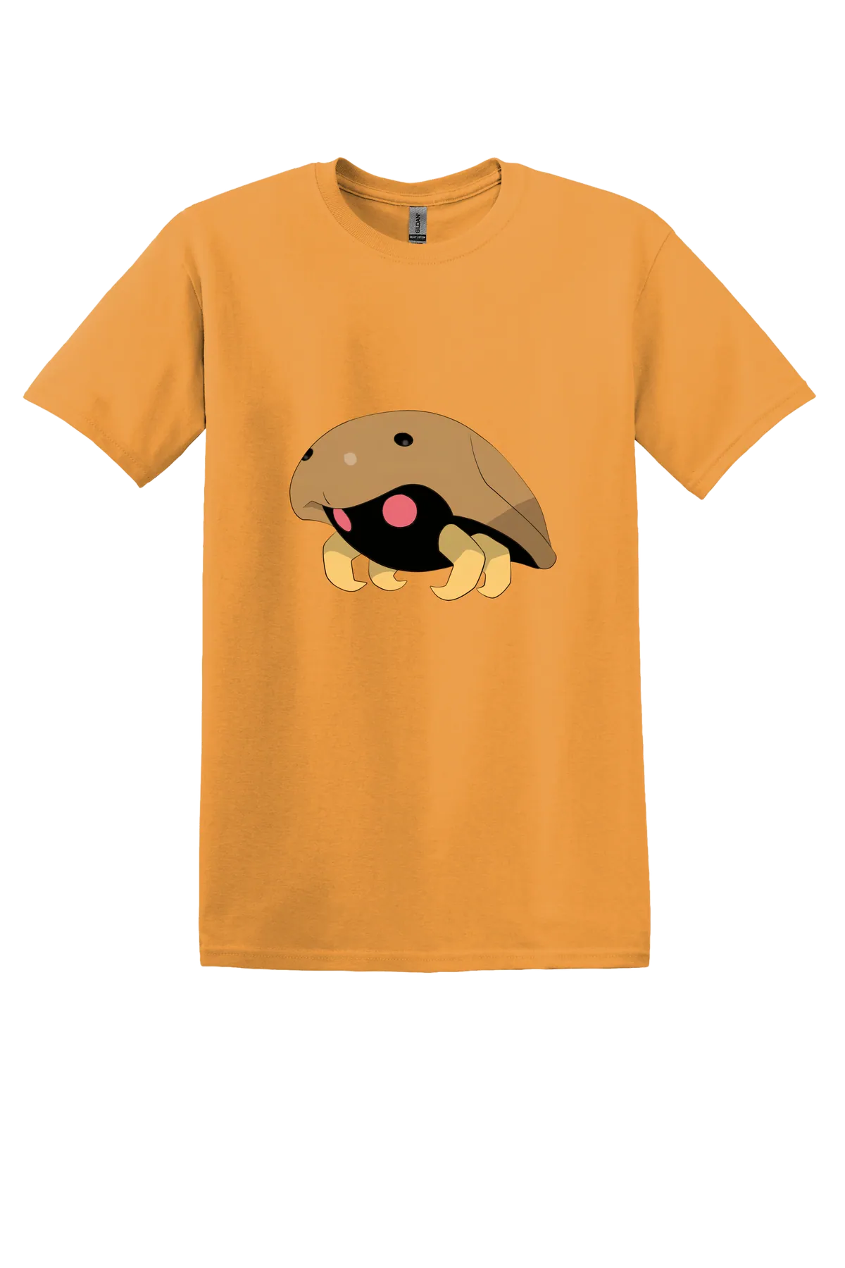 Pokemon Kabuto Tee, Tennessee Orange, front print
