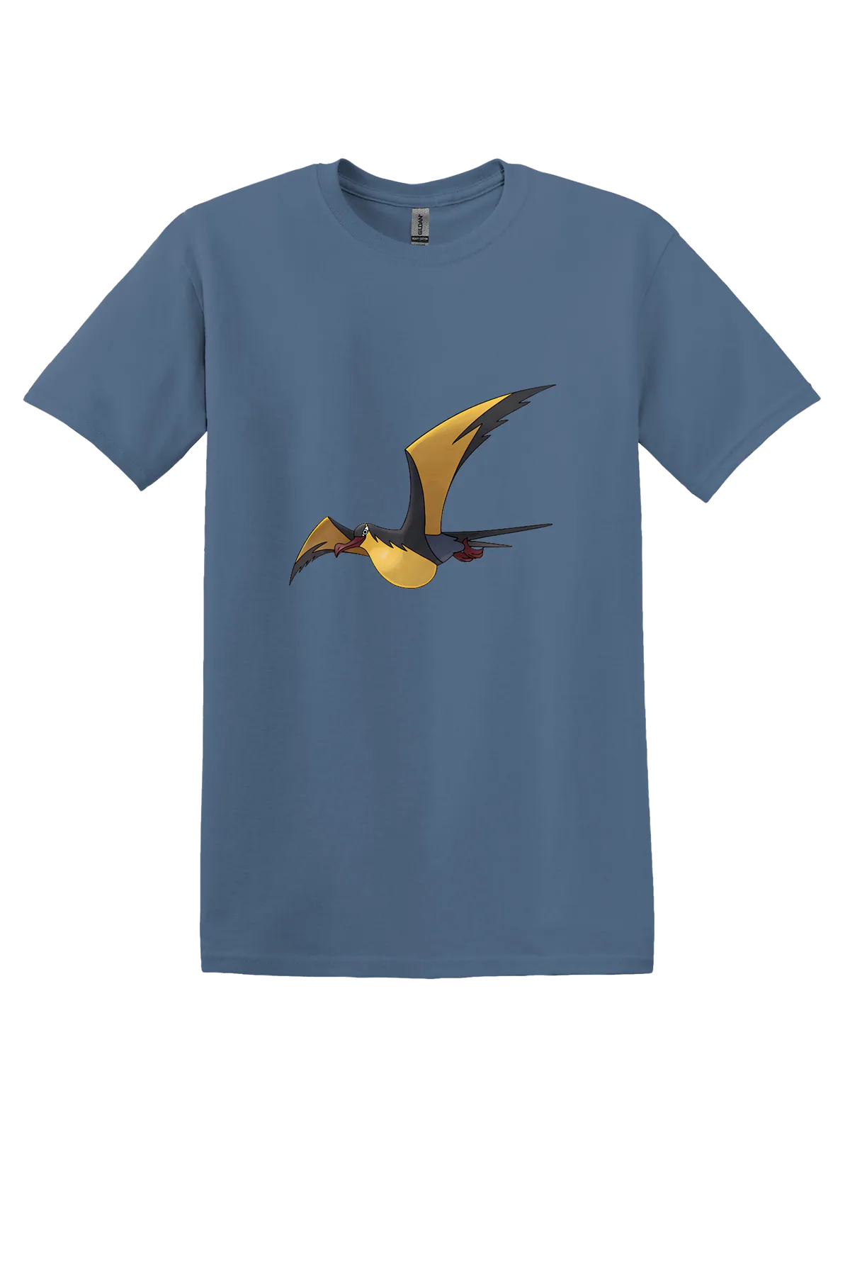 Pokemon Kilowattrel Tee, Indigo Blue, front print