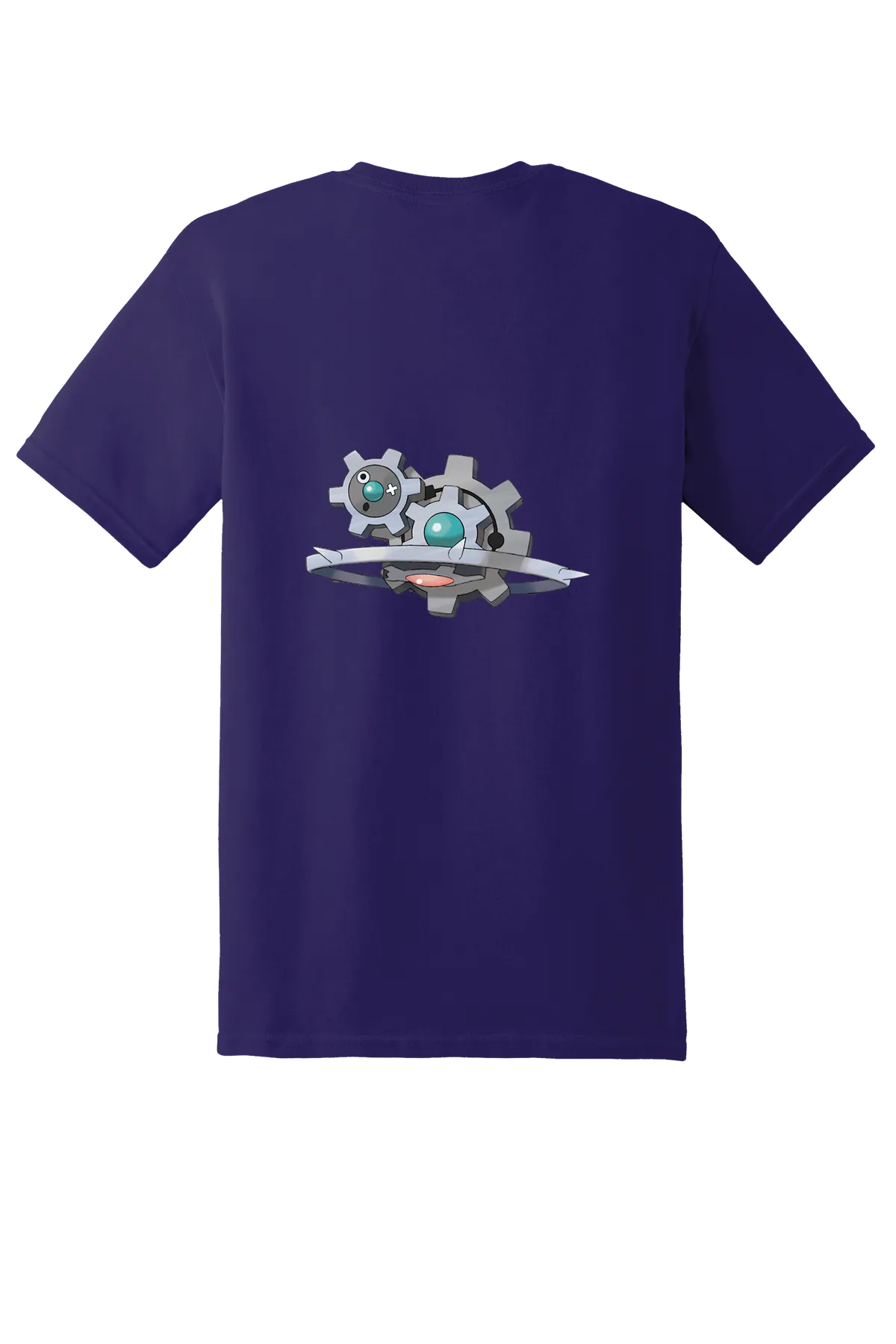 Pokemon Klinklang Tee, Fan Deep Purple, back print