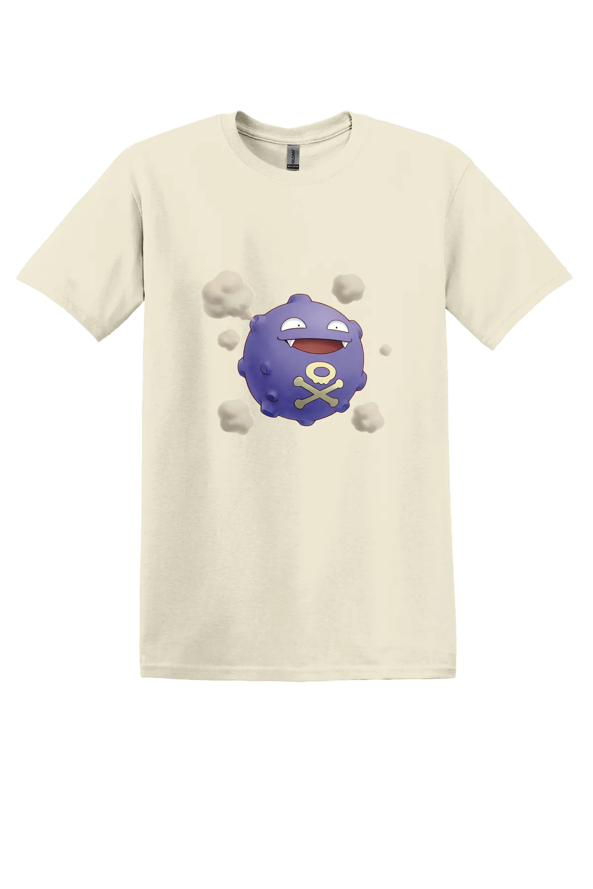 Pokemon Koffing Tee, Off White, front print