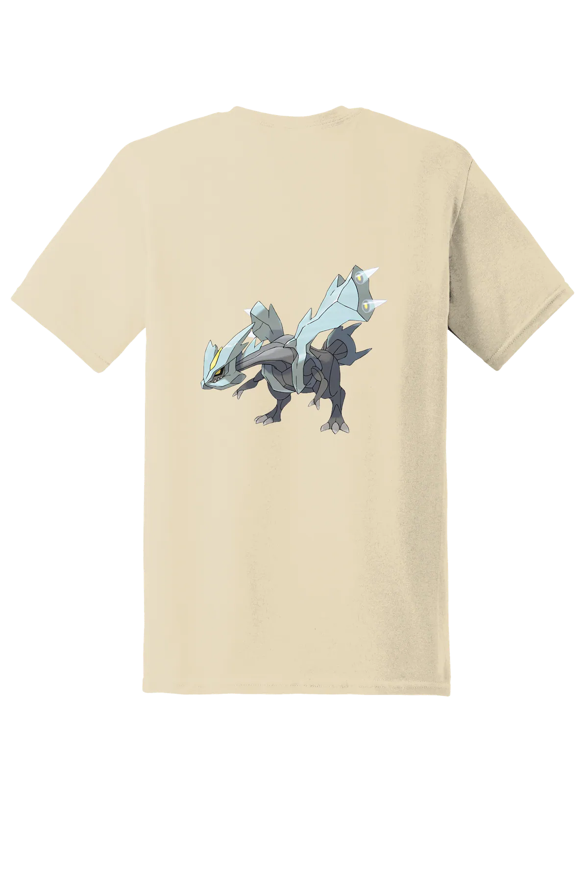 Pokemon Kyurem Tee, Sand, back print