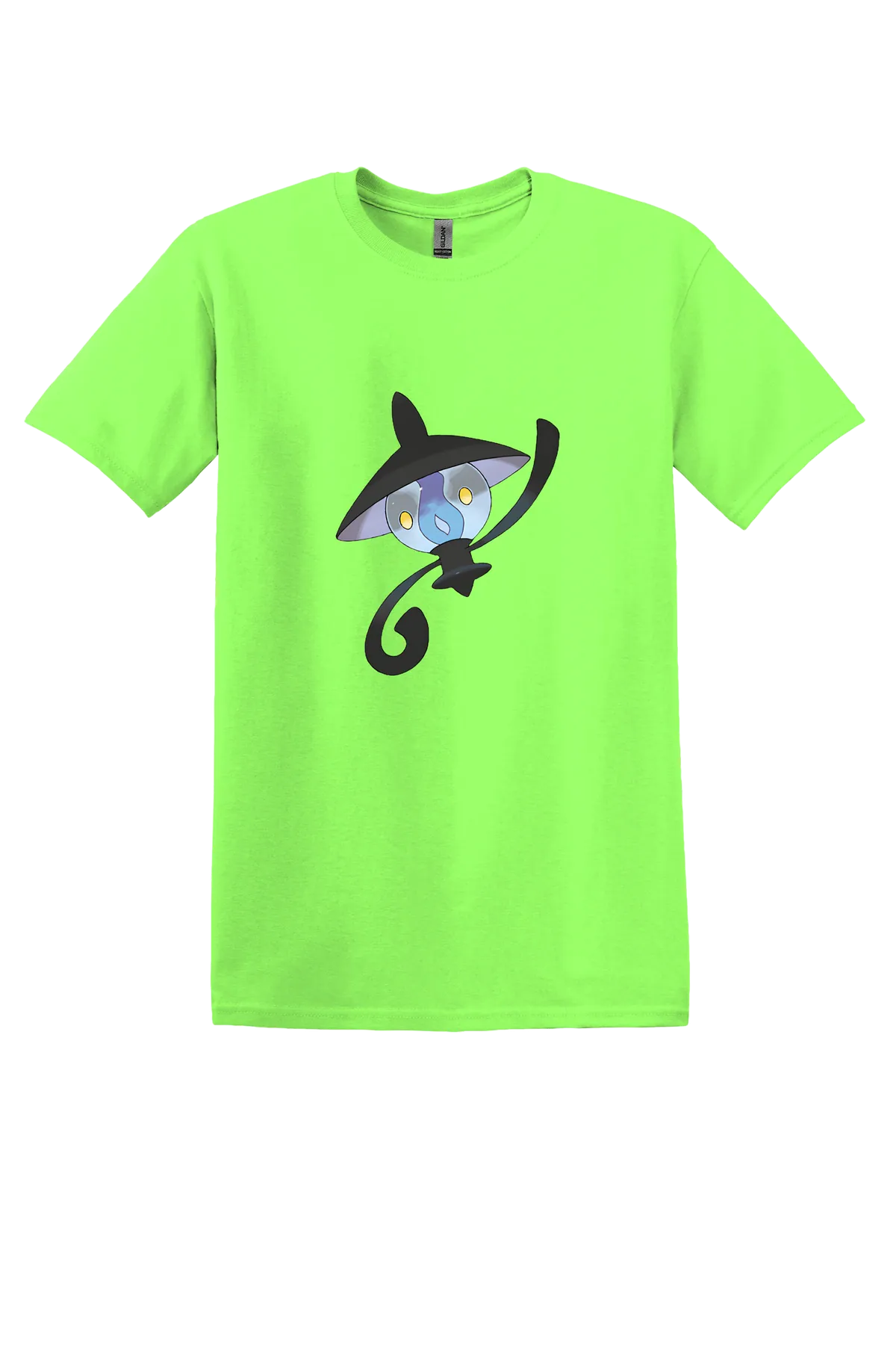 Pokemon Lampent Tee, Neon Green, front print