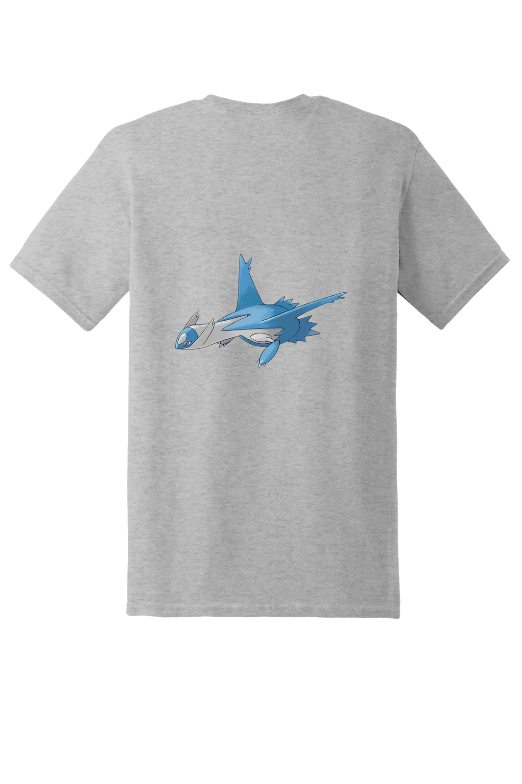Pokemon Latios Tee, Ash Grey, back print