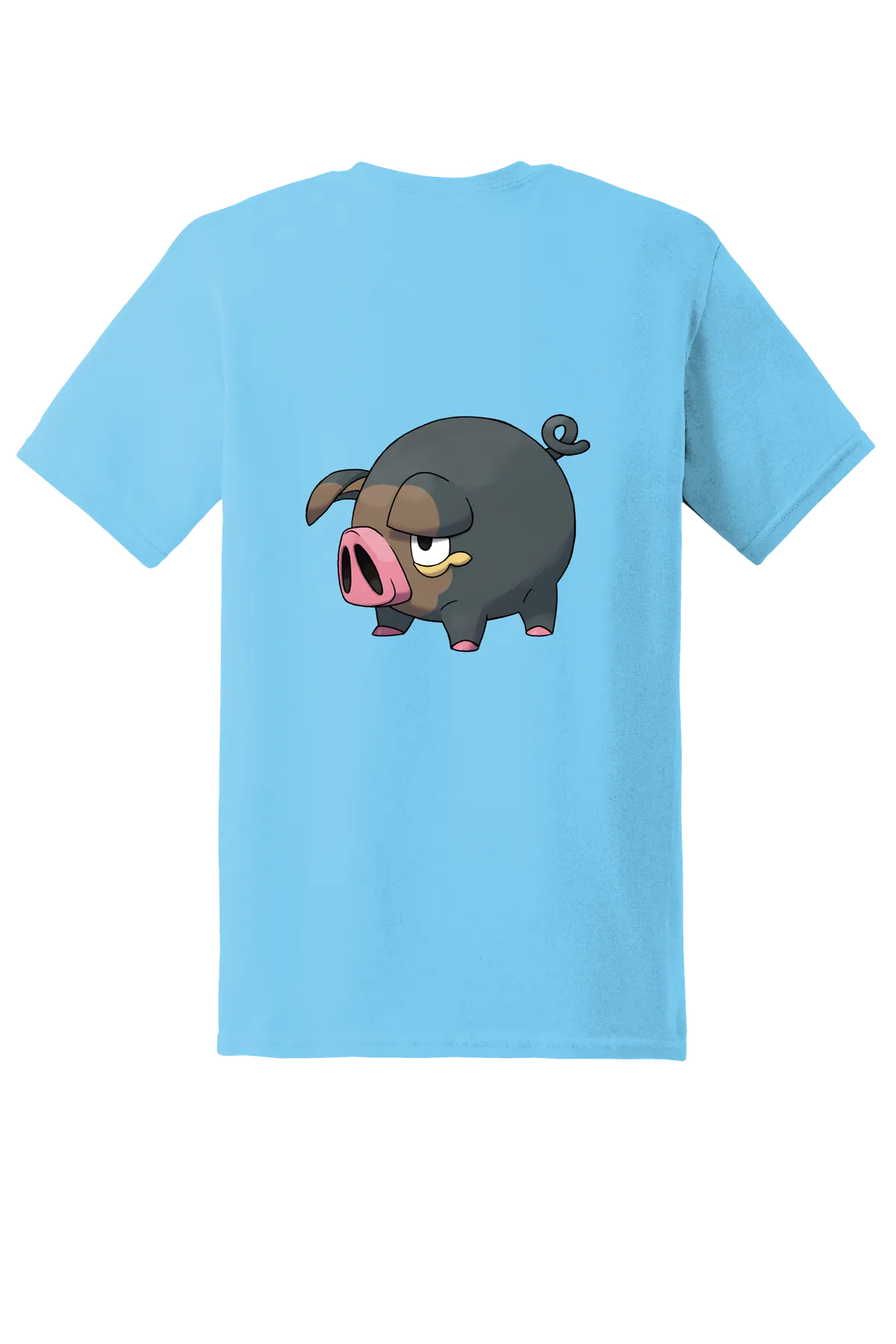 Pokemon Lechonk Tee, Sky, back print