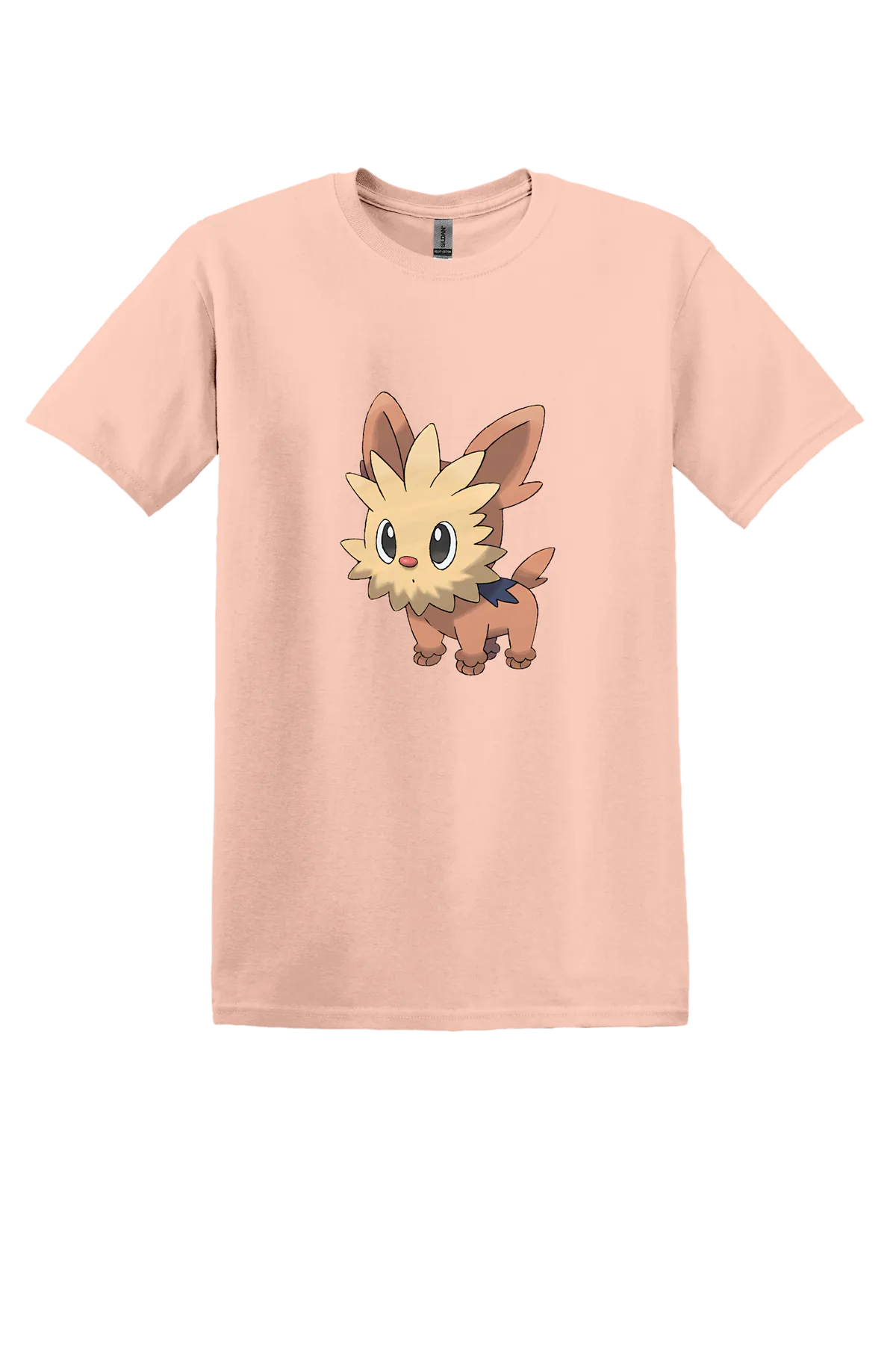Pokemon Lillipup Tee, Dusty Rose, front print