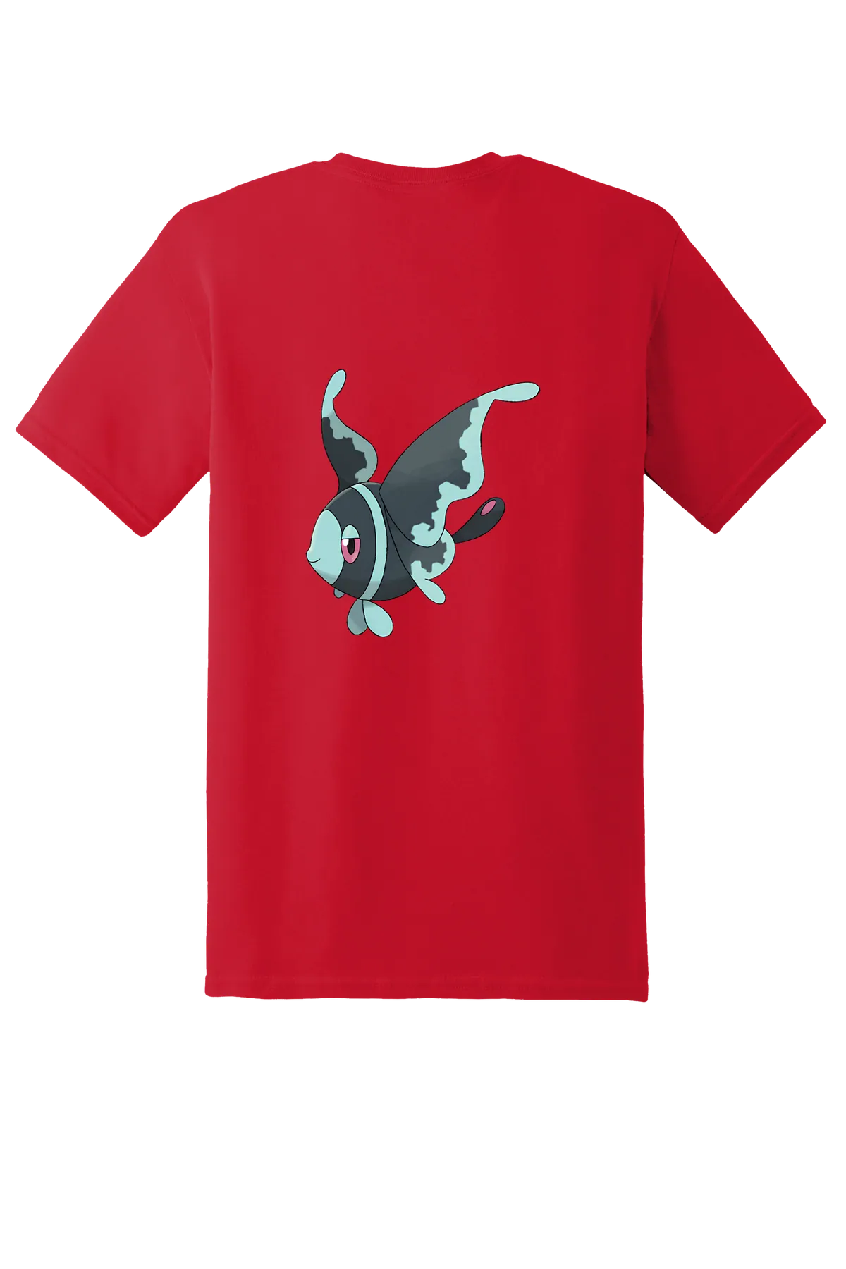 Pokemon Lumineon Tee, Red, back print