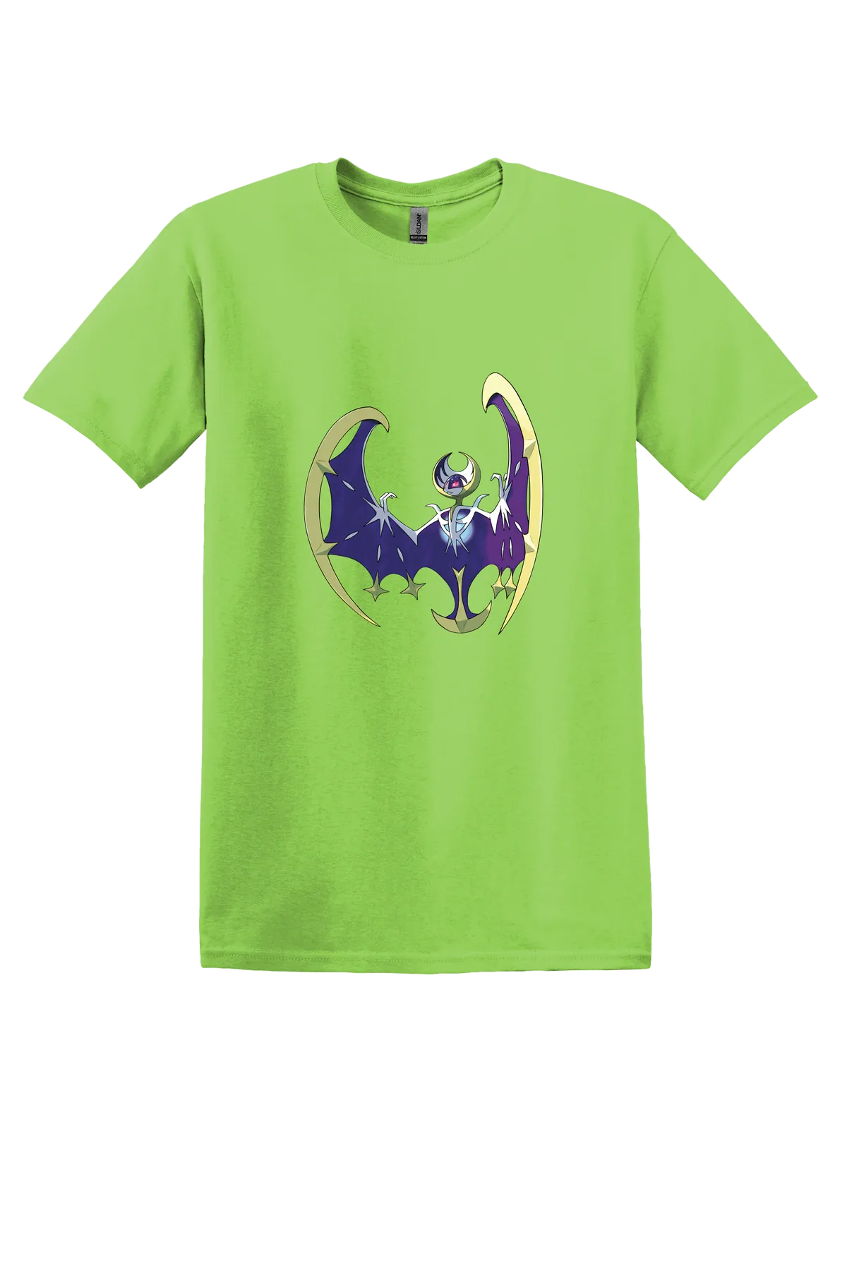 Pokemon Lunala Tee, Lime, front print