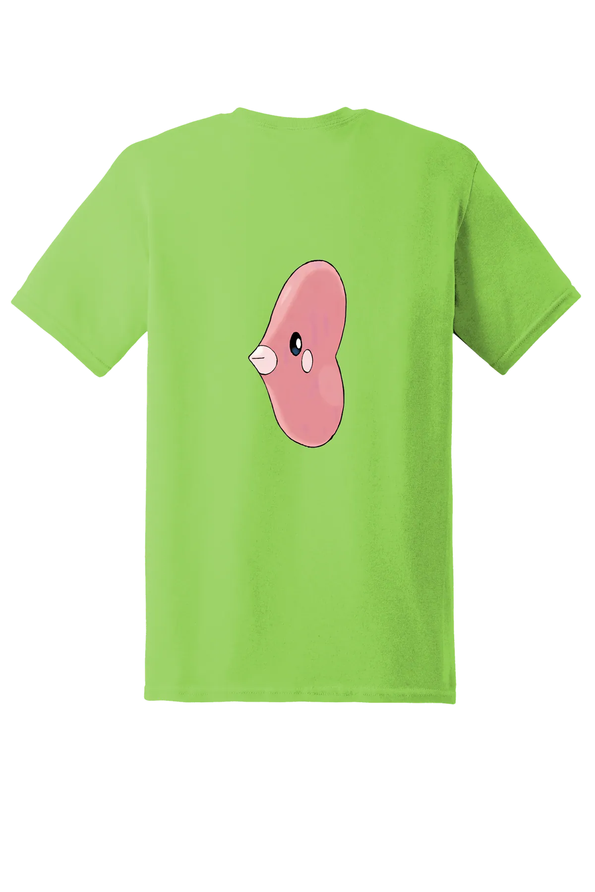 Pokemon Luvdisc Tee, Lime, back print