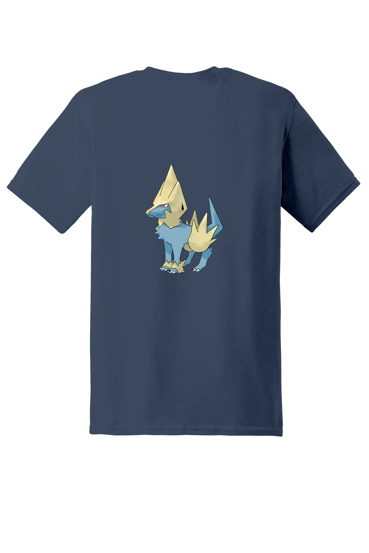 Pokemon Manectric Tee, Blue Dusk, back print