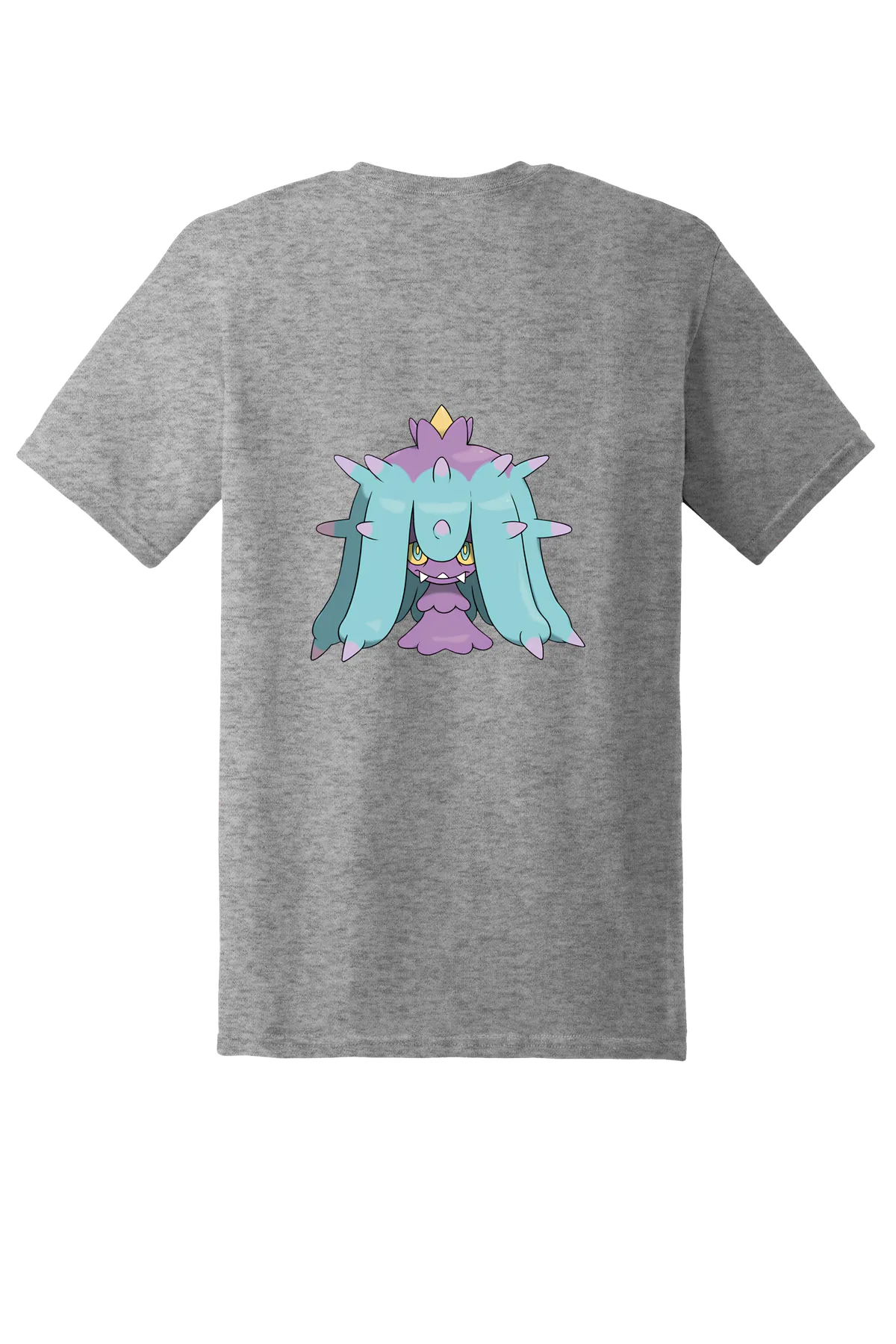 Pokemon Mareanie Tee, Graphite Heather, back print