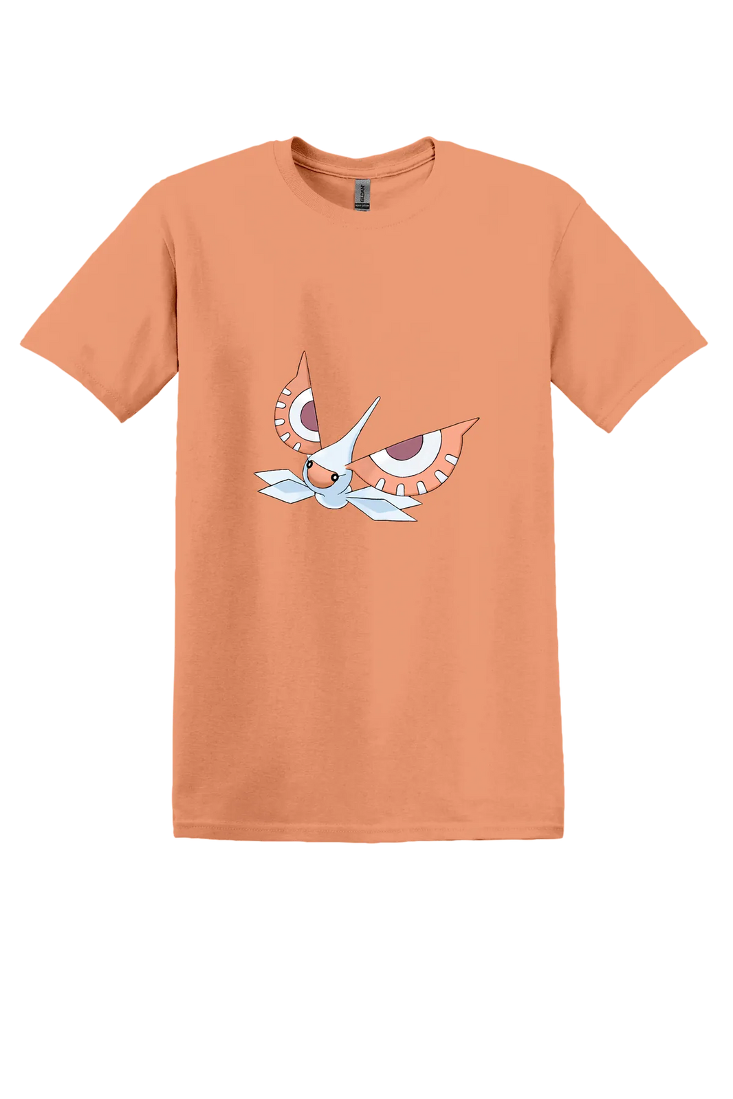 Pokemon Masquerain Tee, Tangerine, front print