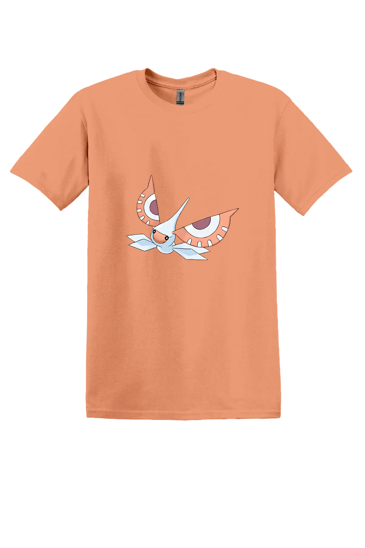 Pokemon Masquerain Tee, Tangerine, front print