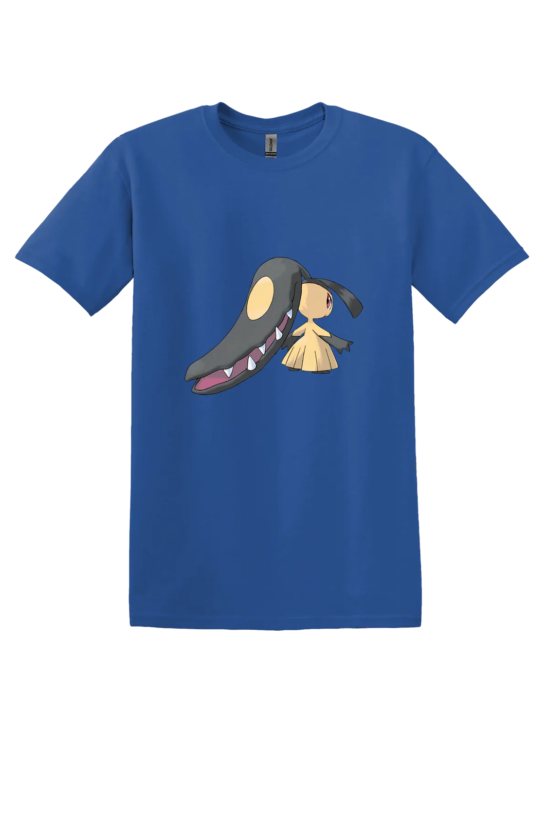Pokemon Mawile Tee, Neon Blue, front print