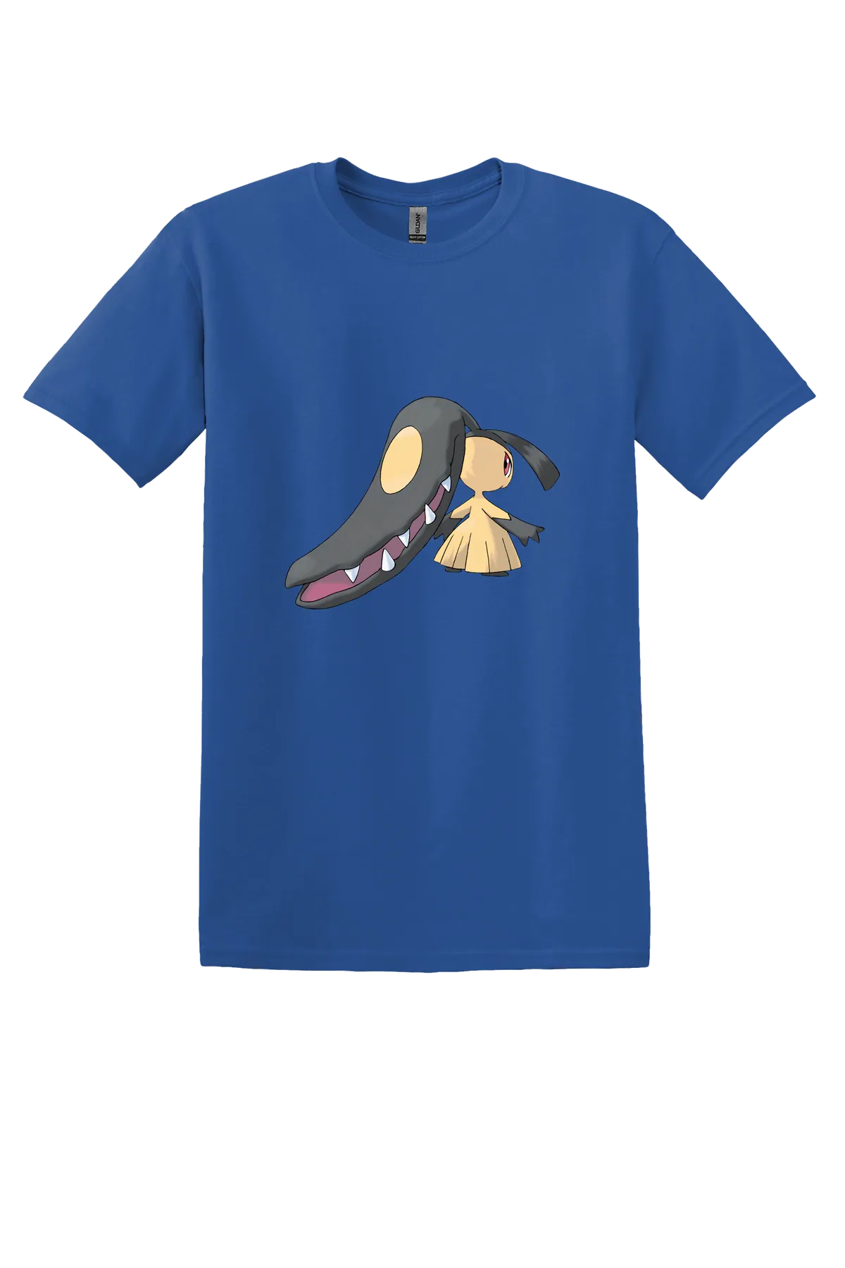 Pokemon Mawile Tee, Neon Blue, front print
