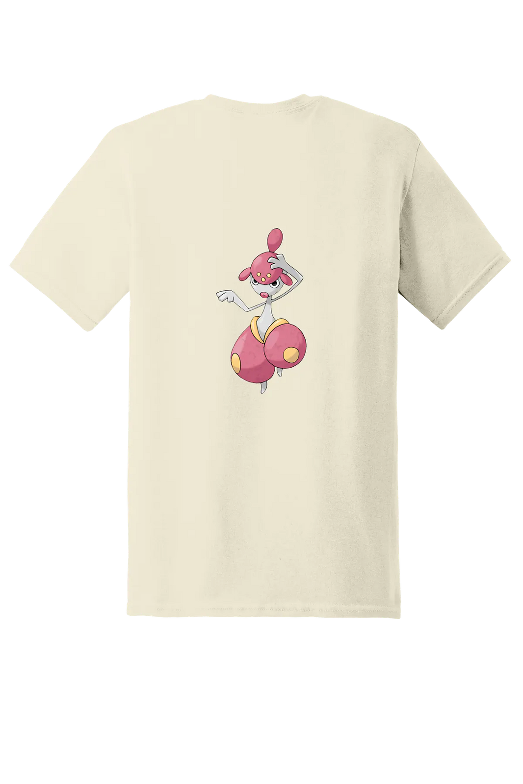 Pokemon Medicham Tee, Off White, back print