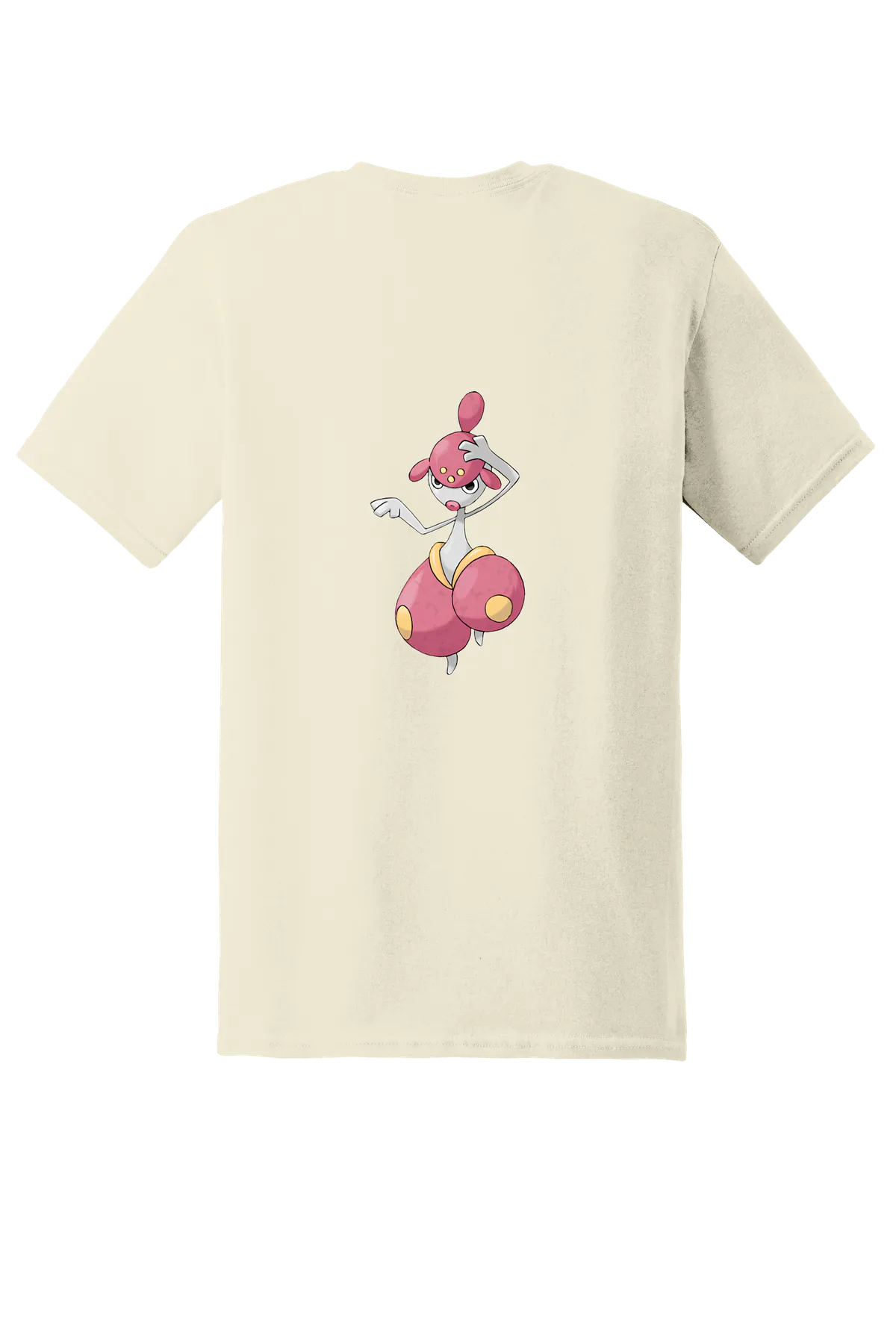 Pokemon Medicham Tee, Off White, back print
