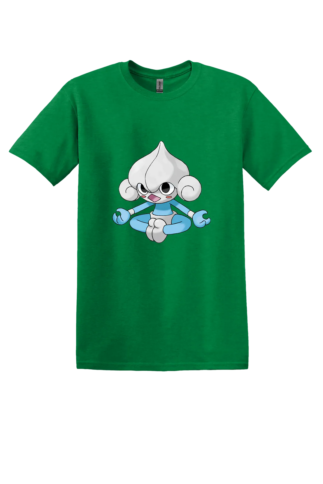 Pokemon Meditite Tee, Antique Irish Green, front print
