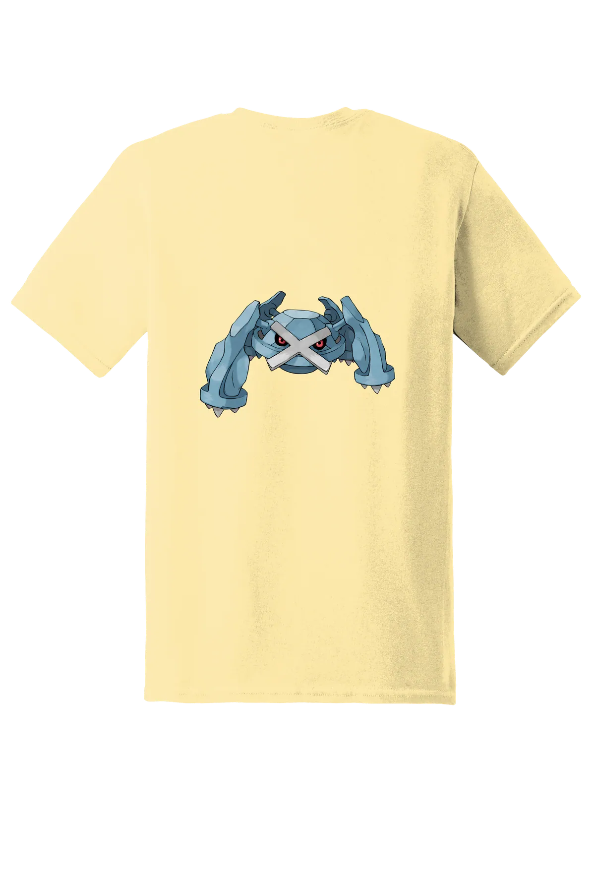 Pokemon Metagross Tee, Yellow Haze, back print