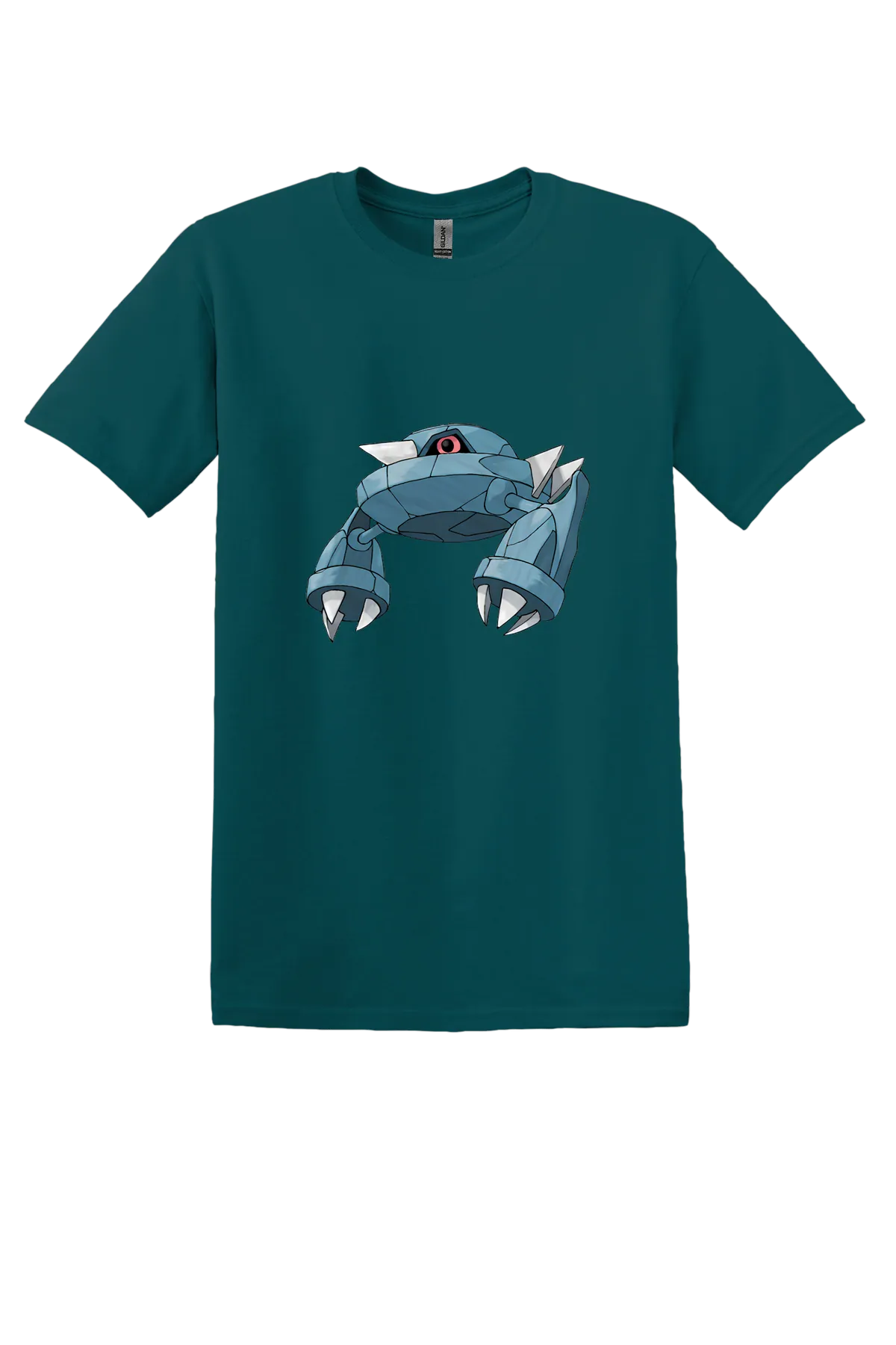 Pokemon Metang Tee, Fan Marine Green, front print