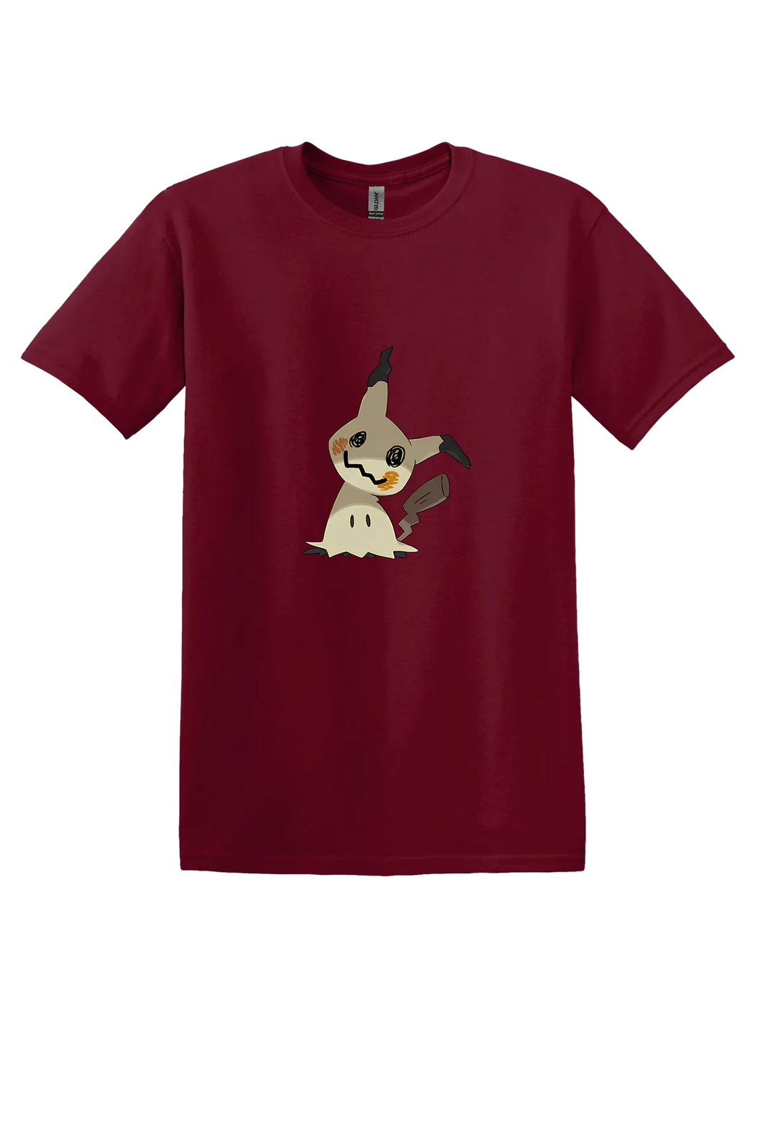 Pokemon Mimikyu Tee, Garnet, front print