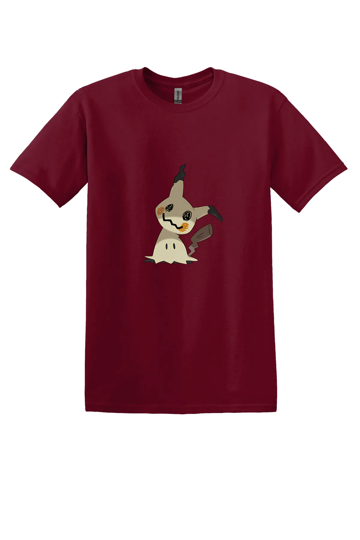 Pokemon Mimikyu Tee, Garnet, front print