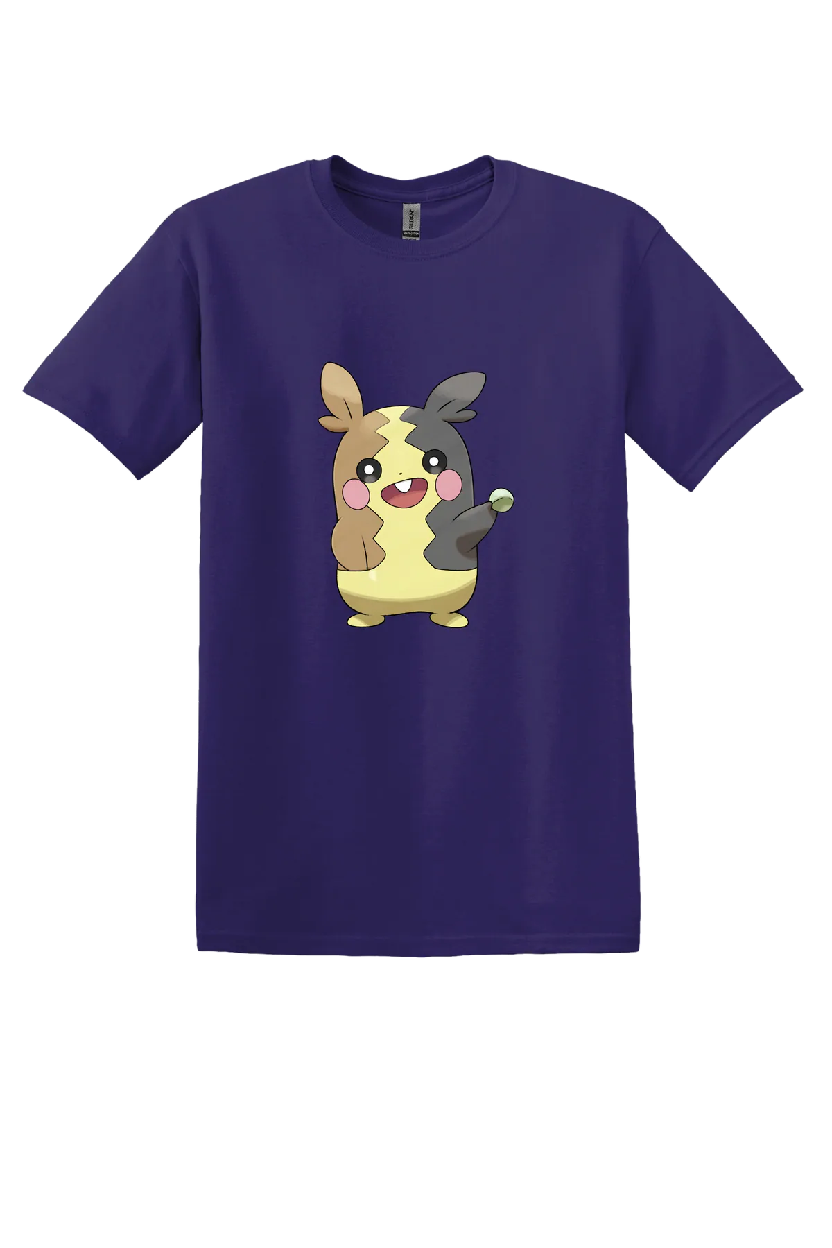 Pokemon Morpeko Tee, Fan Deep Purple, front print