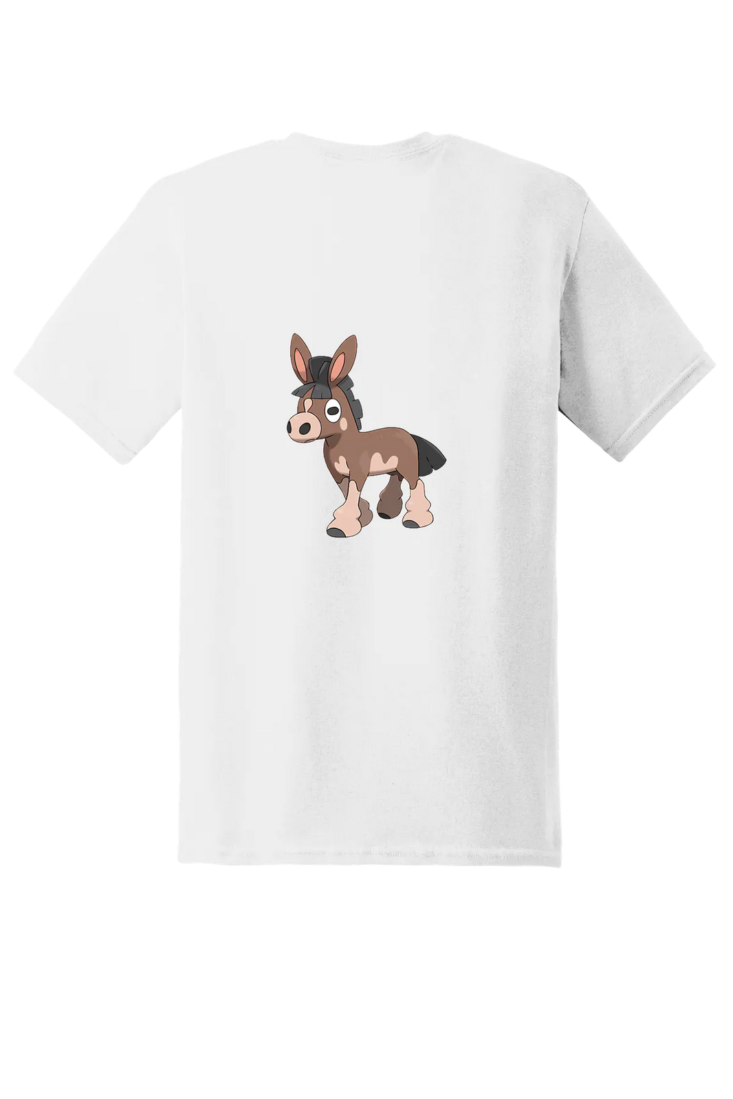 Pokemon Mudbray Tee, White, back print
