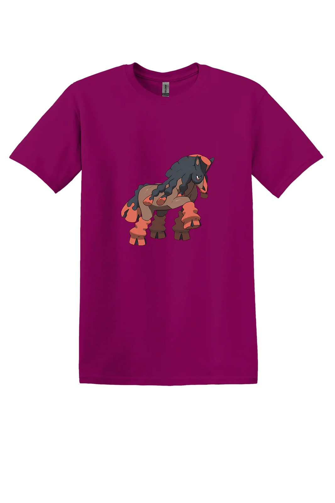 Pokemon Mudsdale Tee, Berry, front print