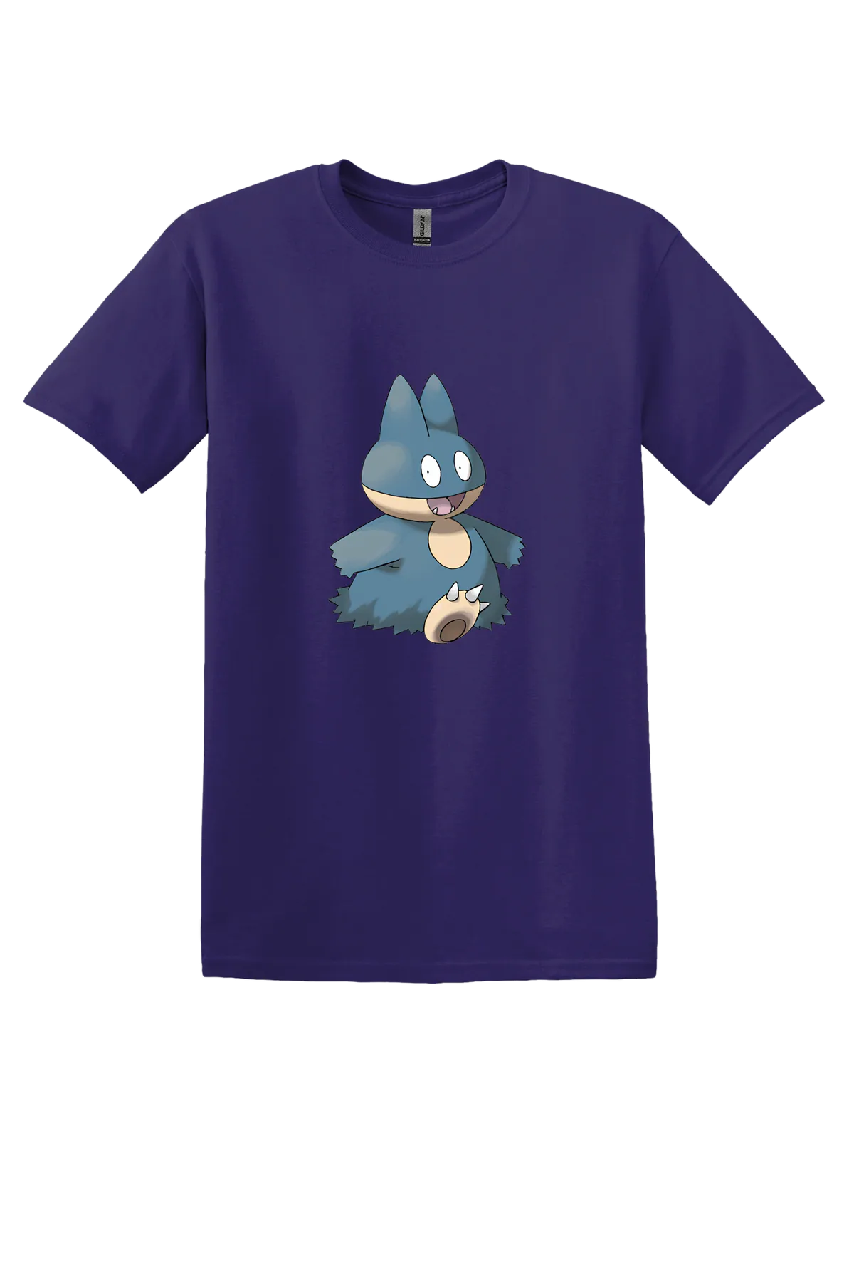 Pokemon Munchlax Tee, Fan Deep Purple, front print