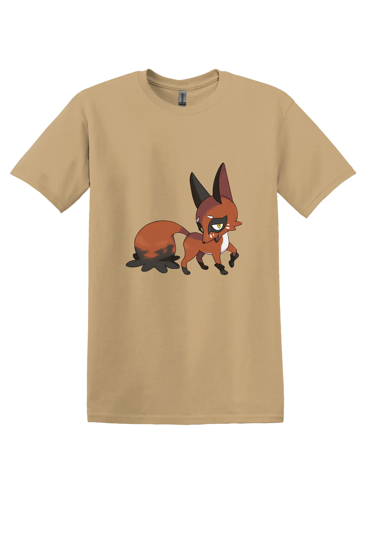 Pokemon Nickit Tee, Old Gold, front print