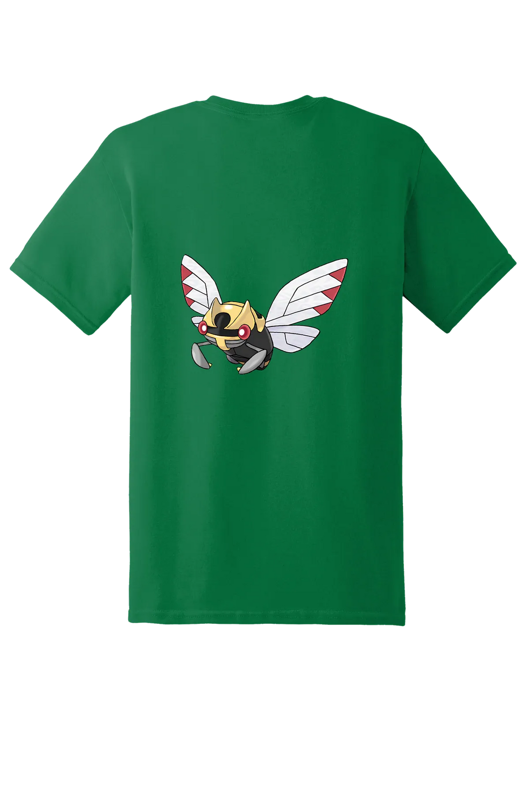Pokemon Ninjask Tee, Turf Green, back print