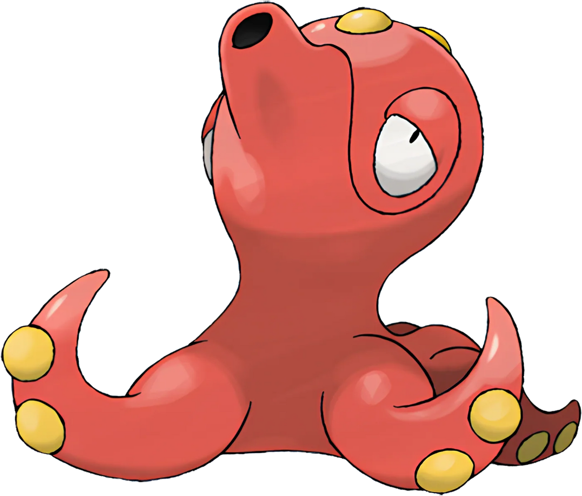 Pokemon Octillery Tee, artwork, front print