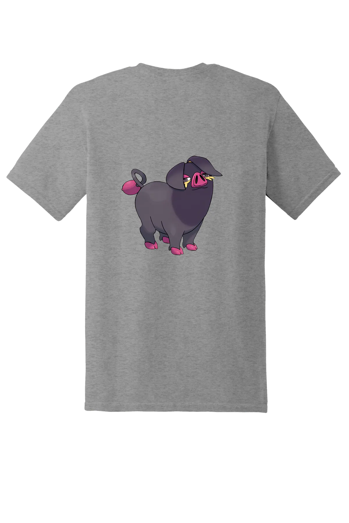 Pokemon Oinkologne Tee, Sport Grey, back print