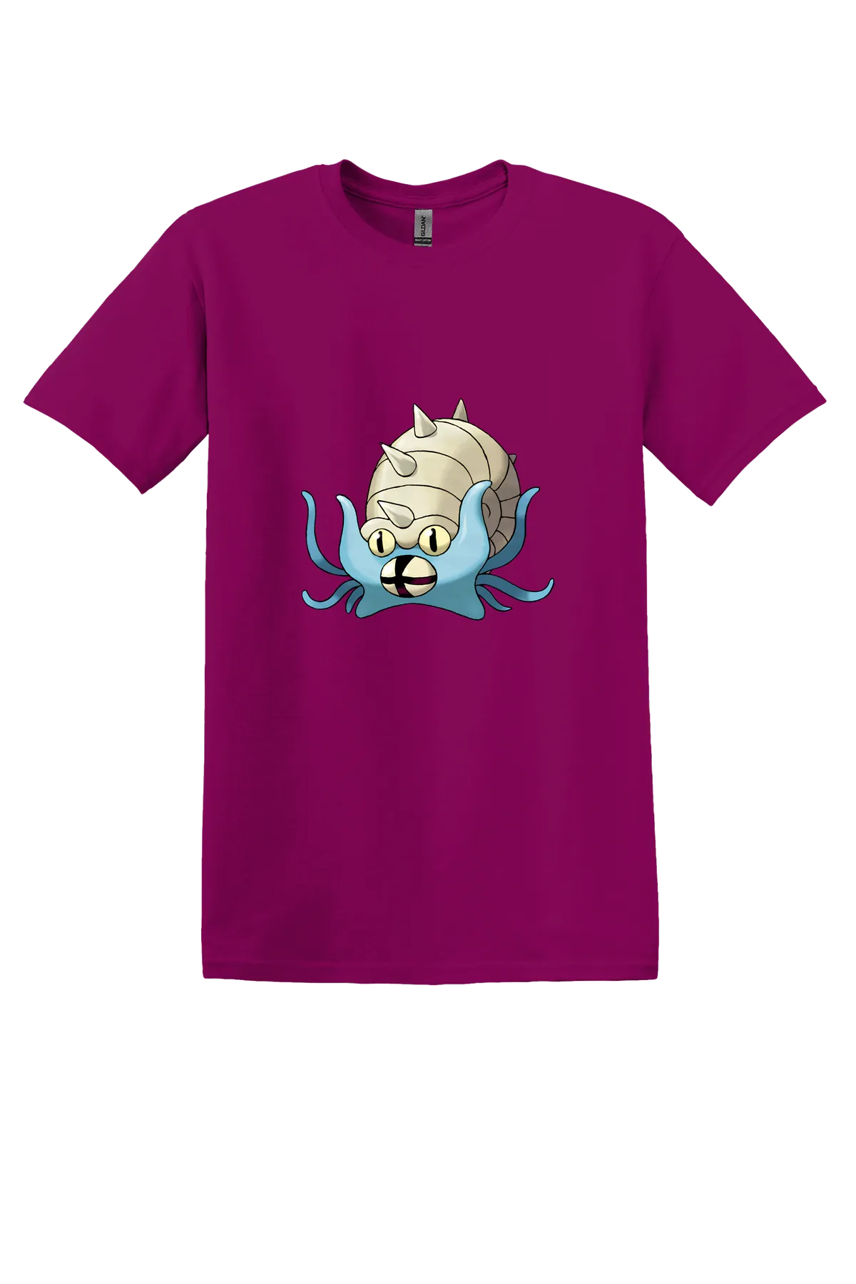 Pokemon Omastar Tee, Berry, front print