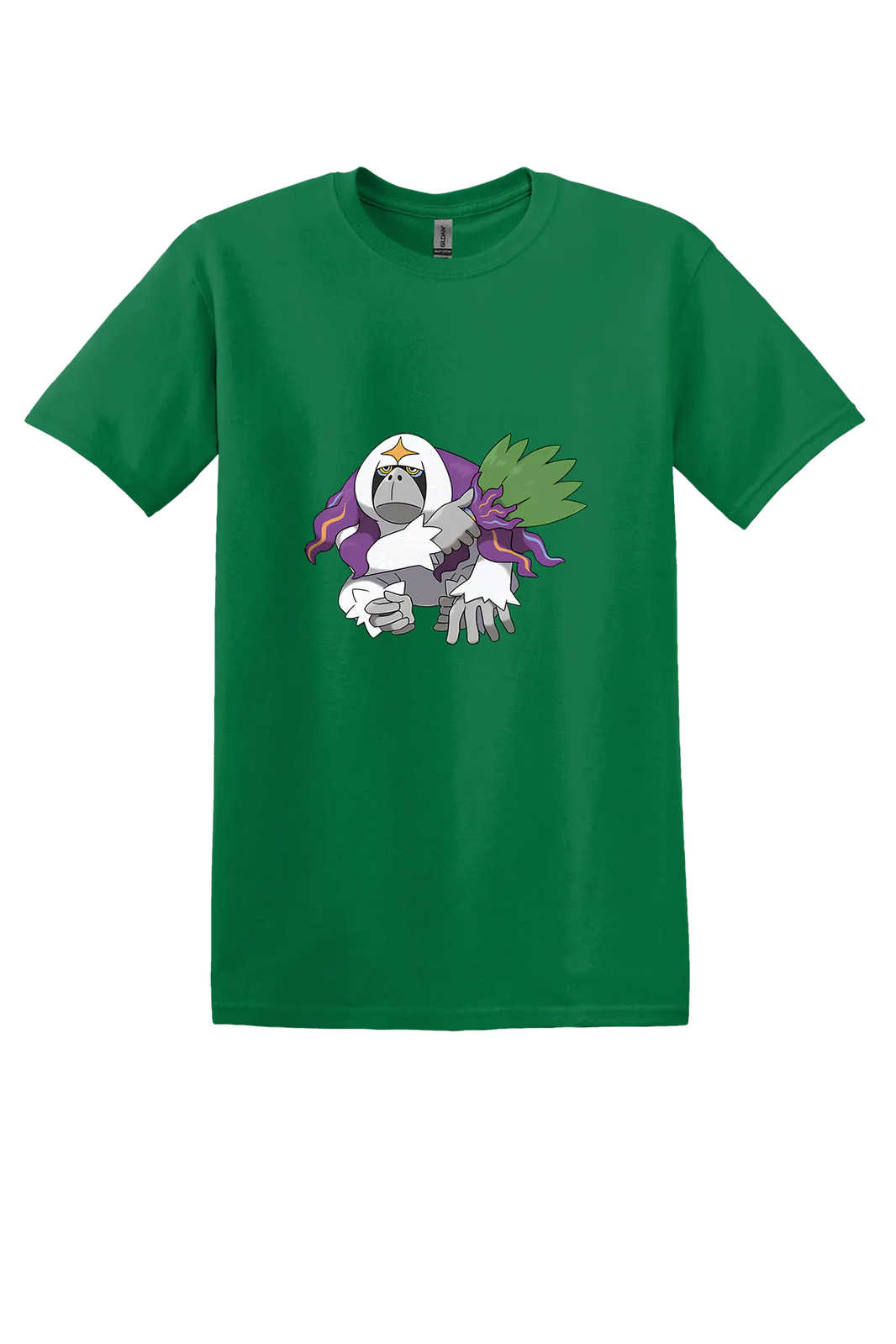 Pokemon Oranguru Tee, Turf Green, front print