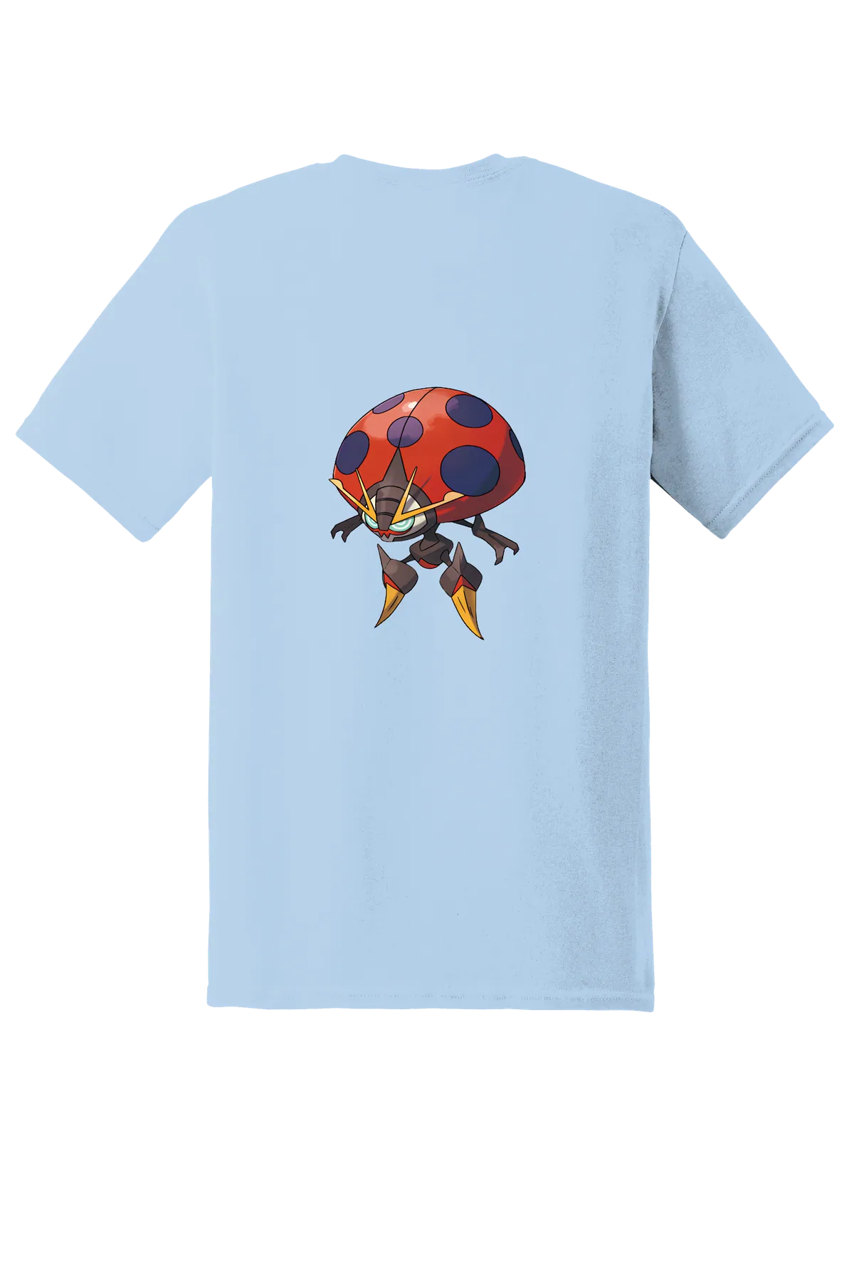 Pokemon Orbeetle Tee, Light Blue, back print