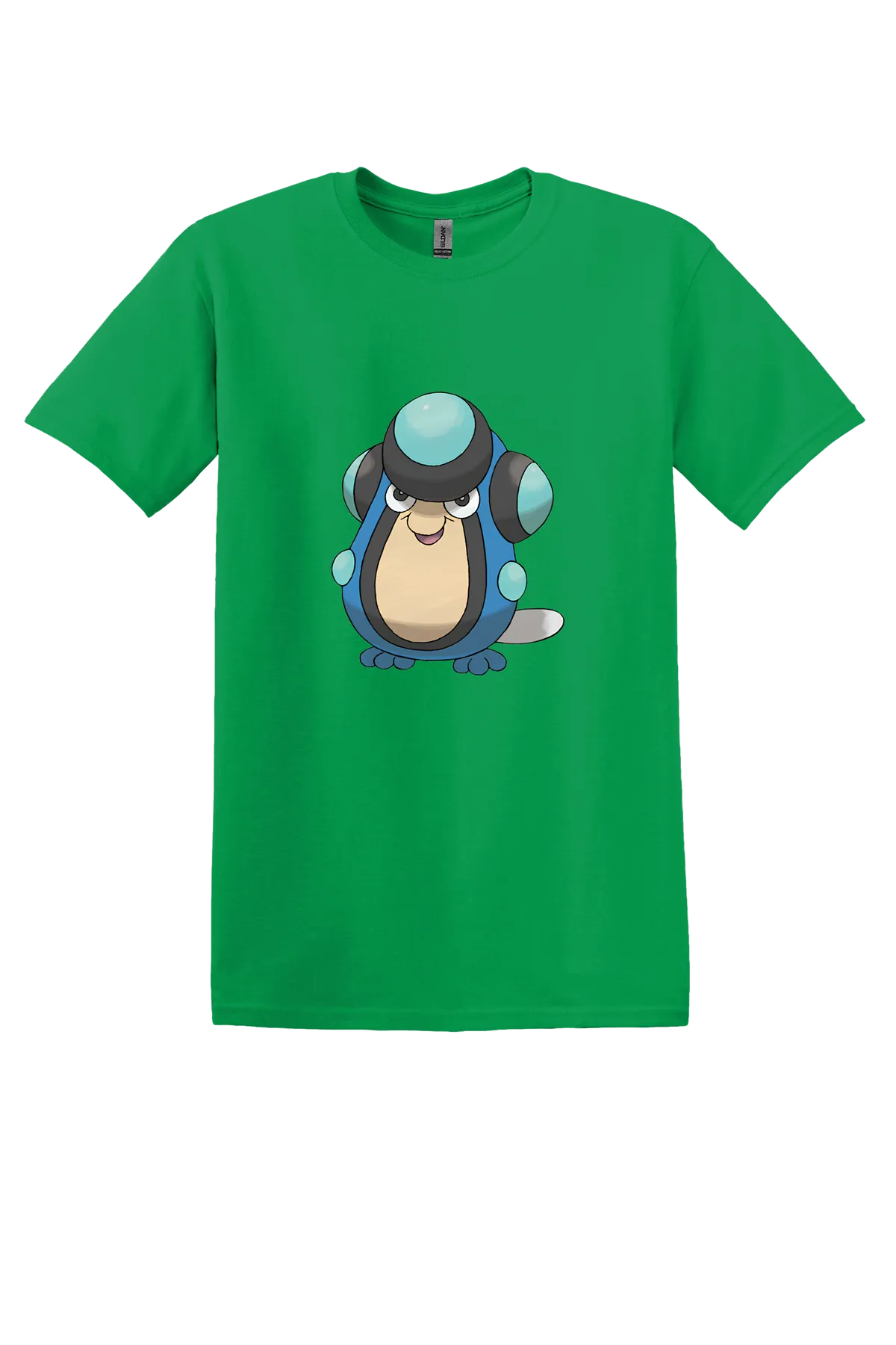 Pokemon Palpitoad Tee, Irish Green, front print