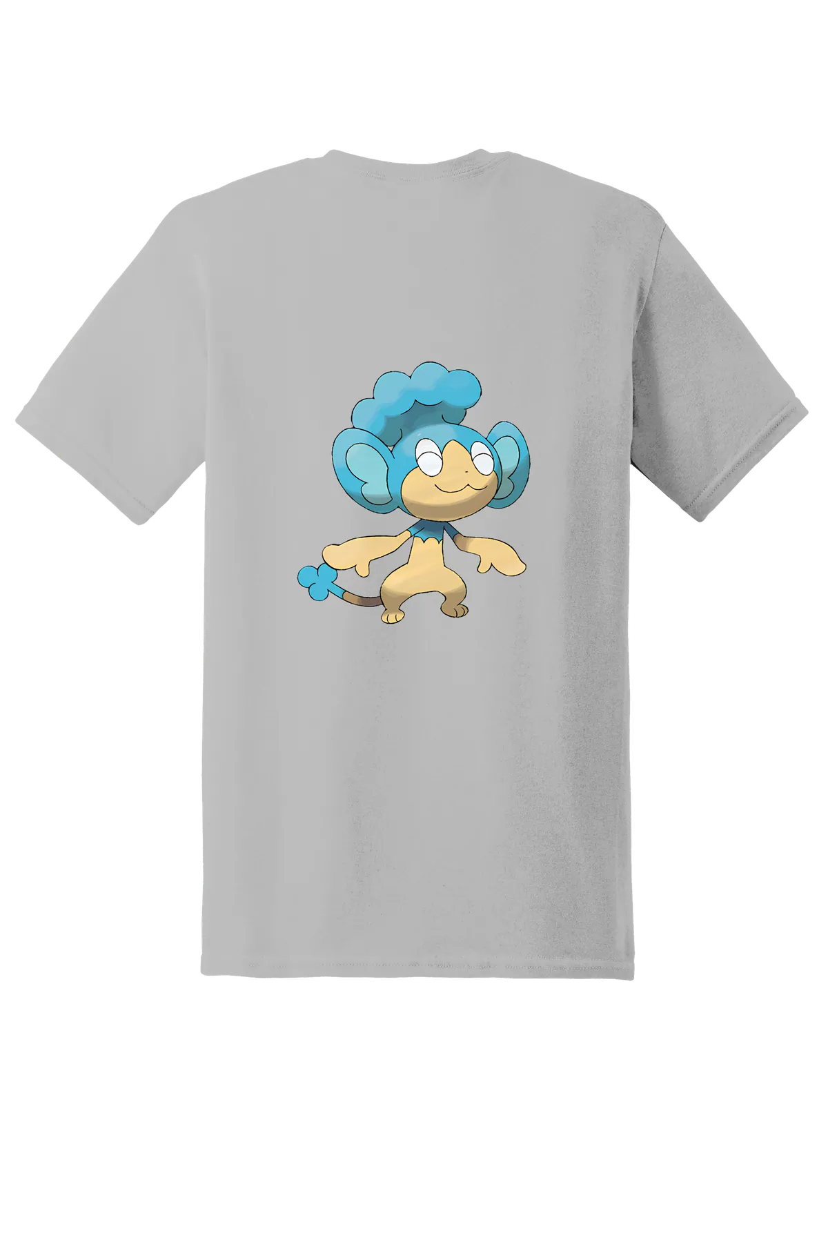 Pokemon Panpour Tee, Ice Grey, back print