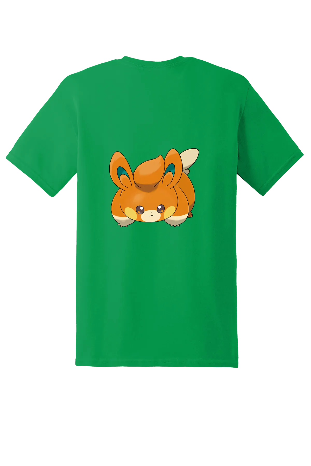 Pokemon Pawmi Tee, Irish Green, back print