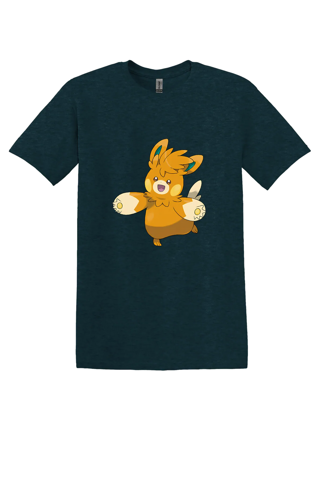 Pokemon Pawmot Tee, Midnight, front print
