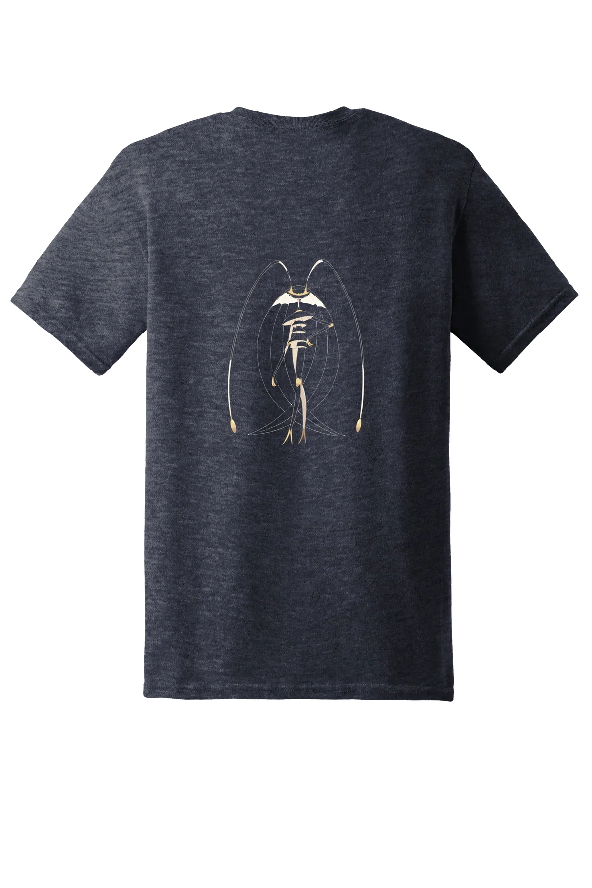 Pokemon Pheromosa Tee, Heather Navy, back print