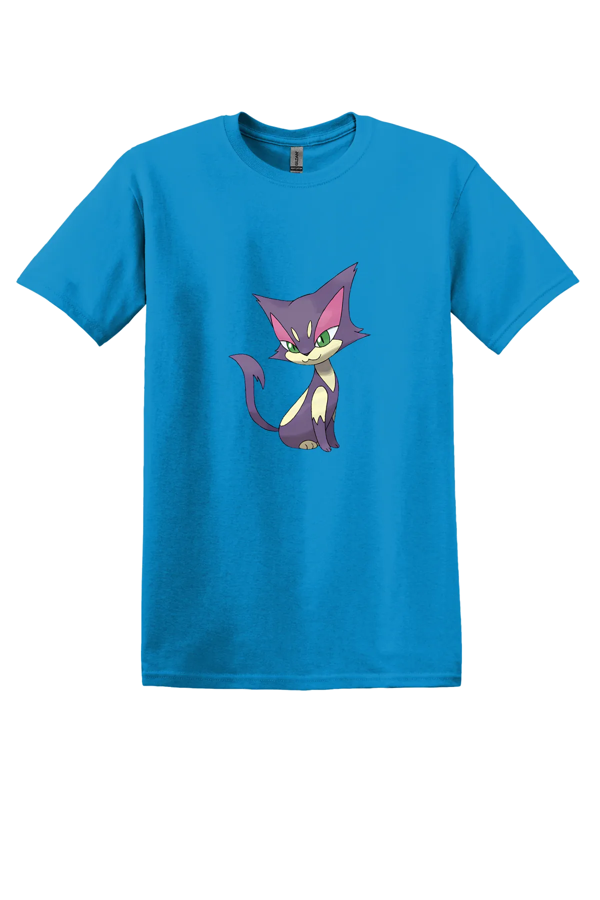 Pokemon Purrloin Tee, Sapphire, front print