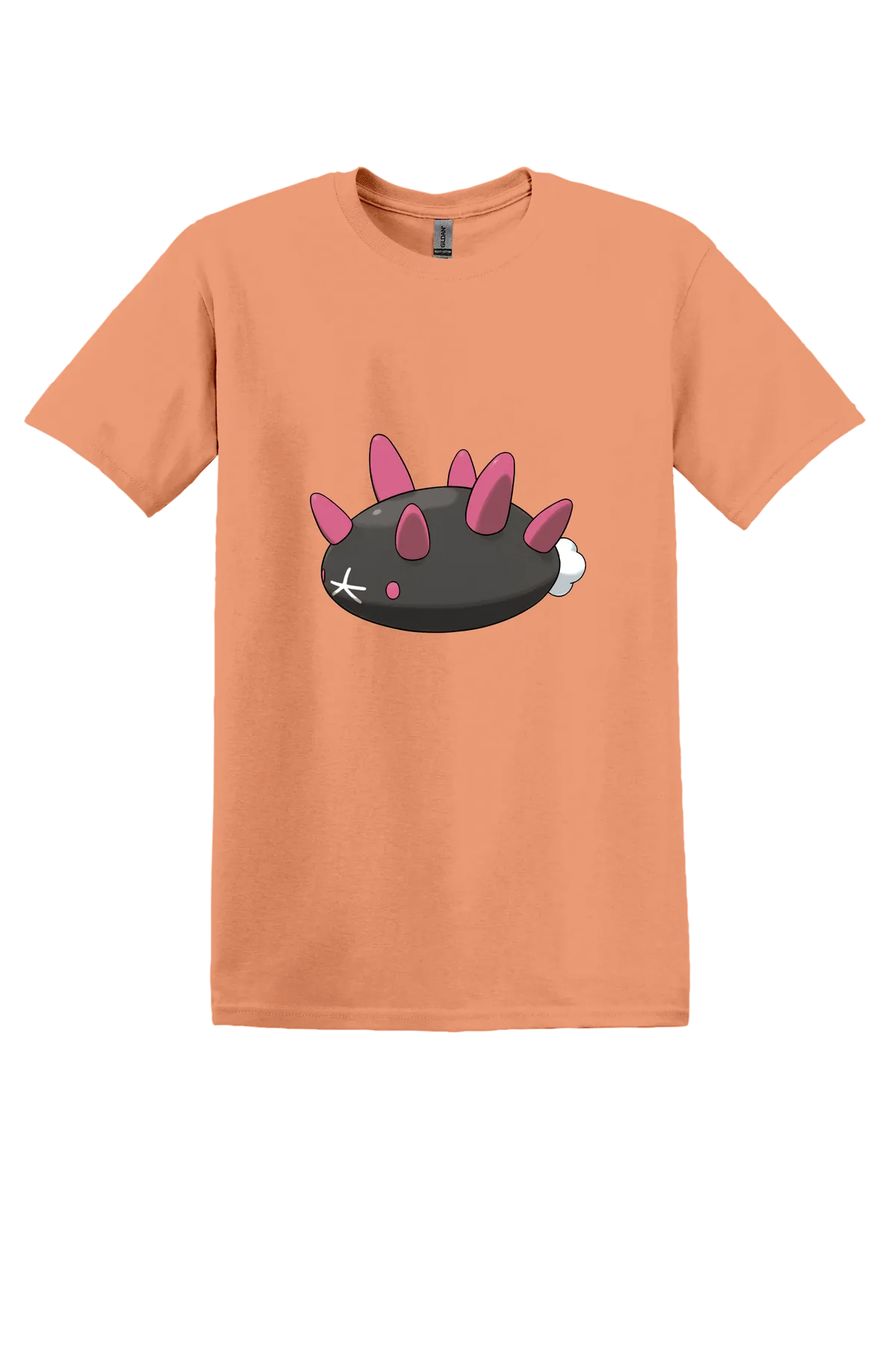 Pokemon Pyukumuku Tee, Tangerine, front print