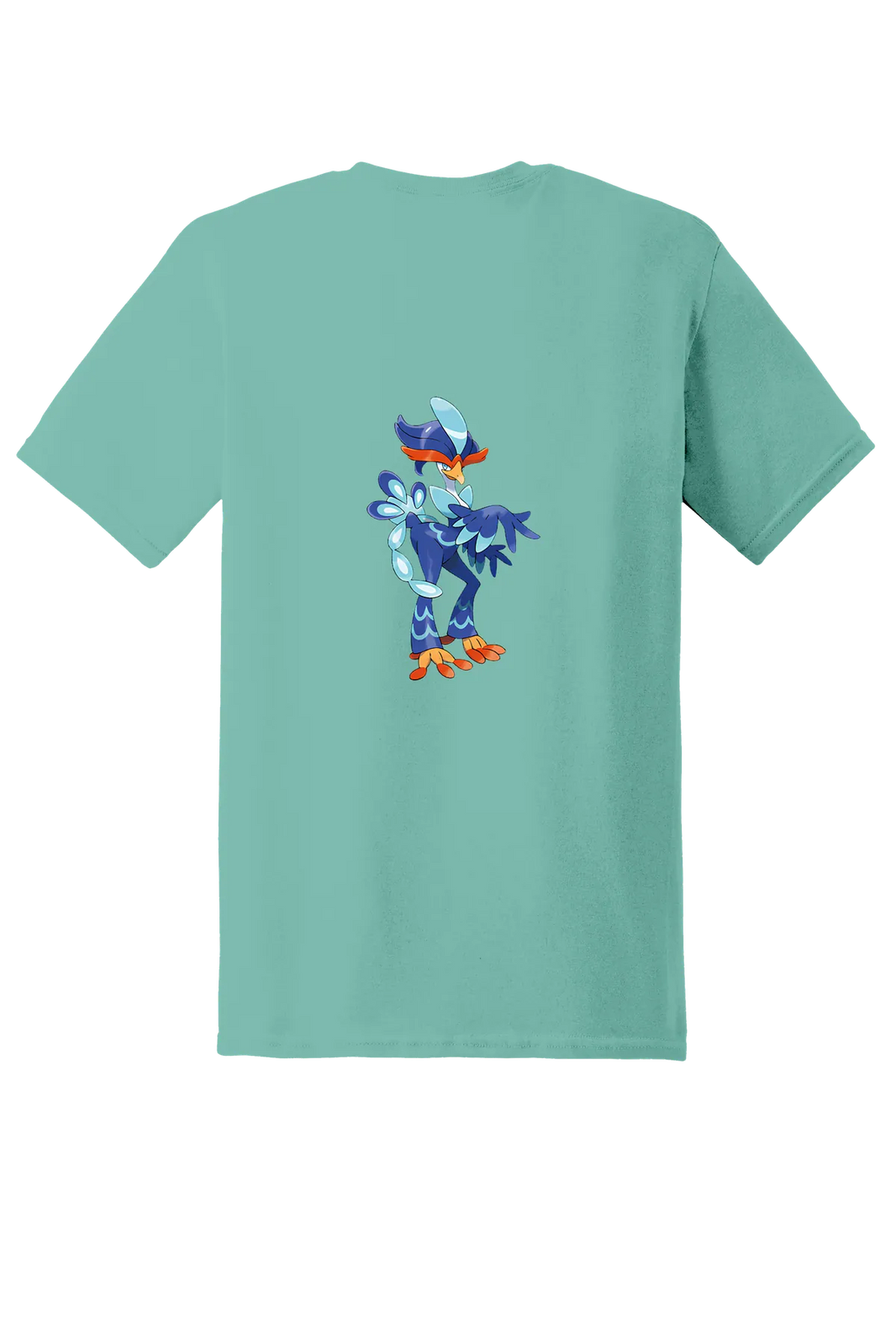 Pokemon Quaquaval Tee, Aquatic, back print