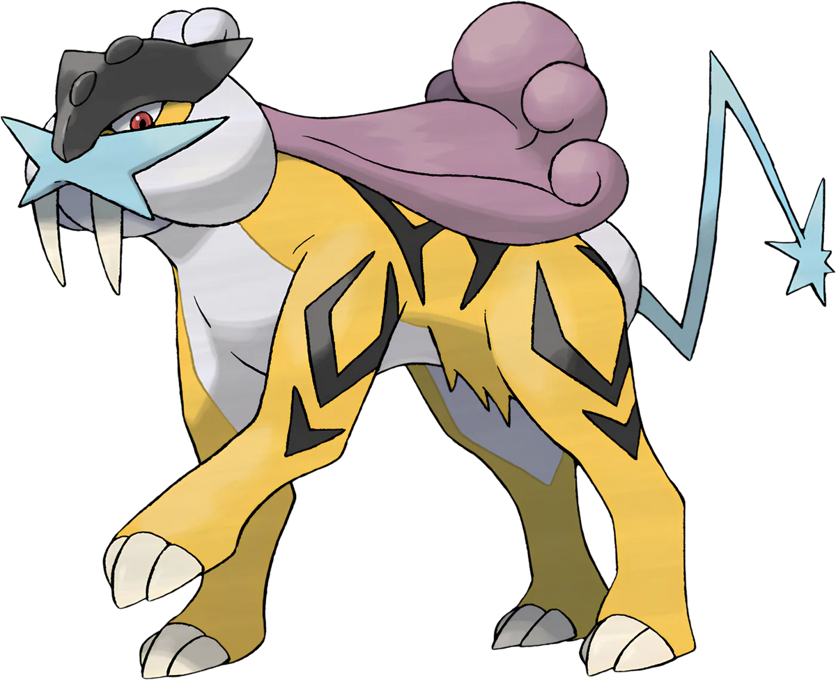 Pokemon Raikou Tee, artwork, front print