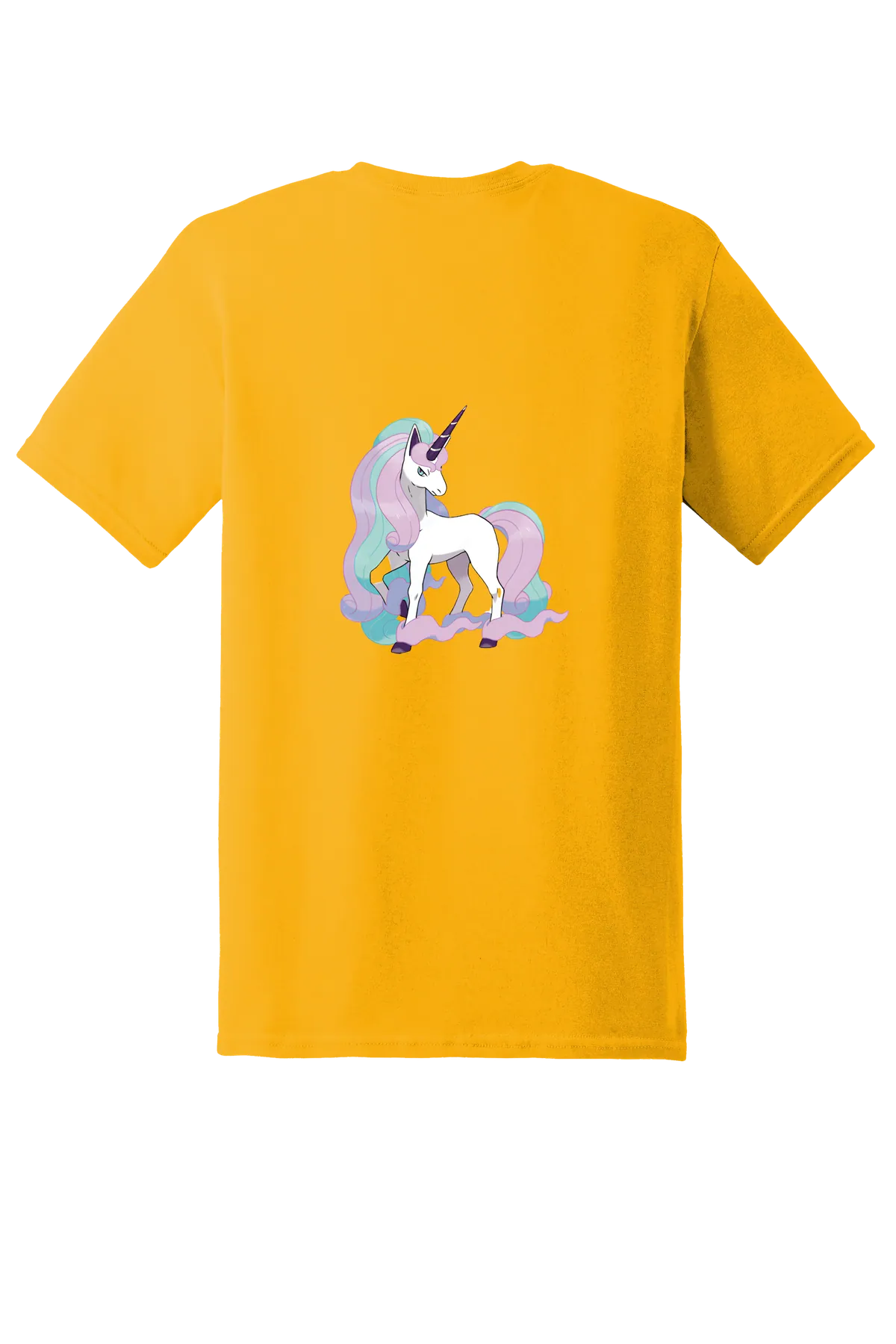 Pokemon Rapidash Tee, Gold, back print