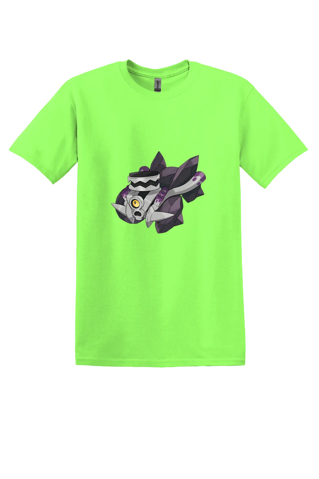 Pokemon Revavroom Tee, Neon Green, front print