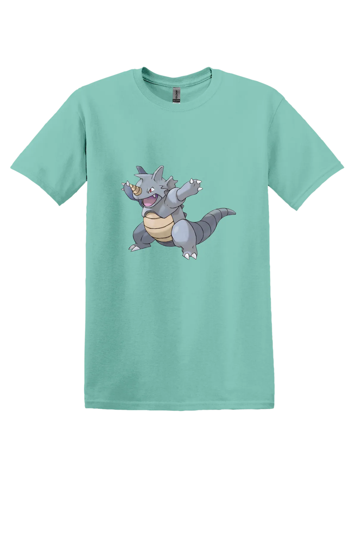 Pokemon Rhydon Tee, Aquatic, front print